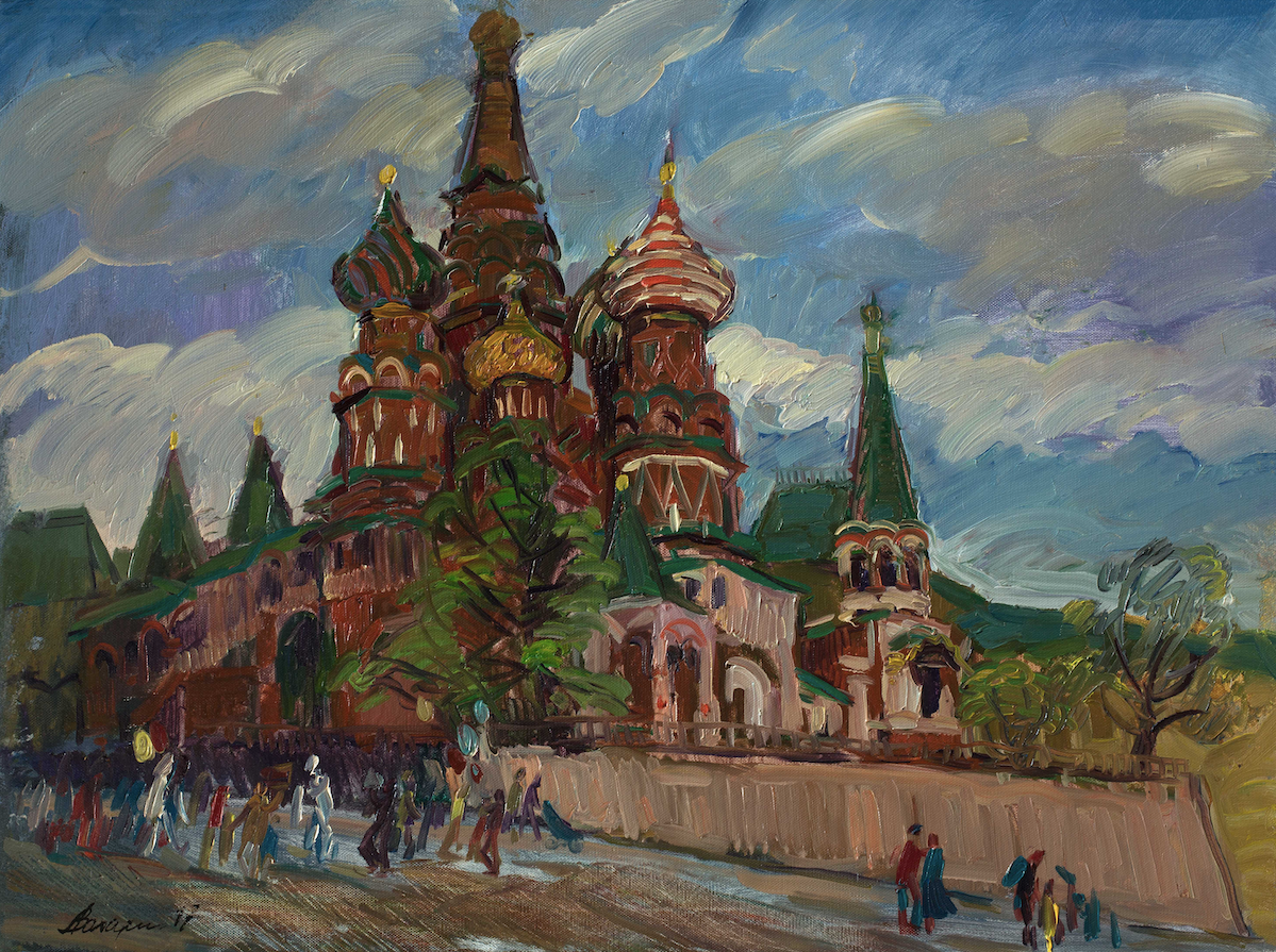 Анна Захаркина (Картина, живопись - 
                  80 x 60 см) Праздничный день