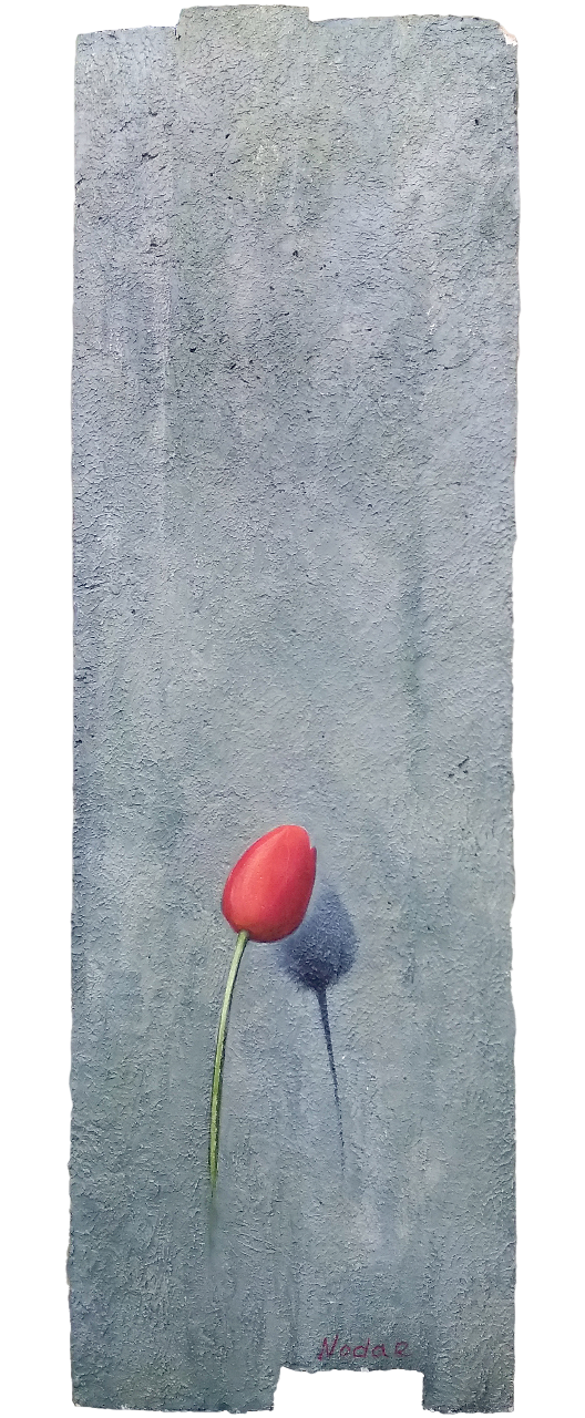 Нодар Хохобашвили (Картина, живопись - 
                  33.5 x 102 см) Бутон