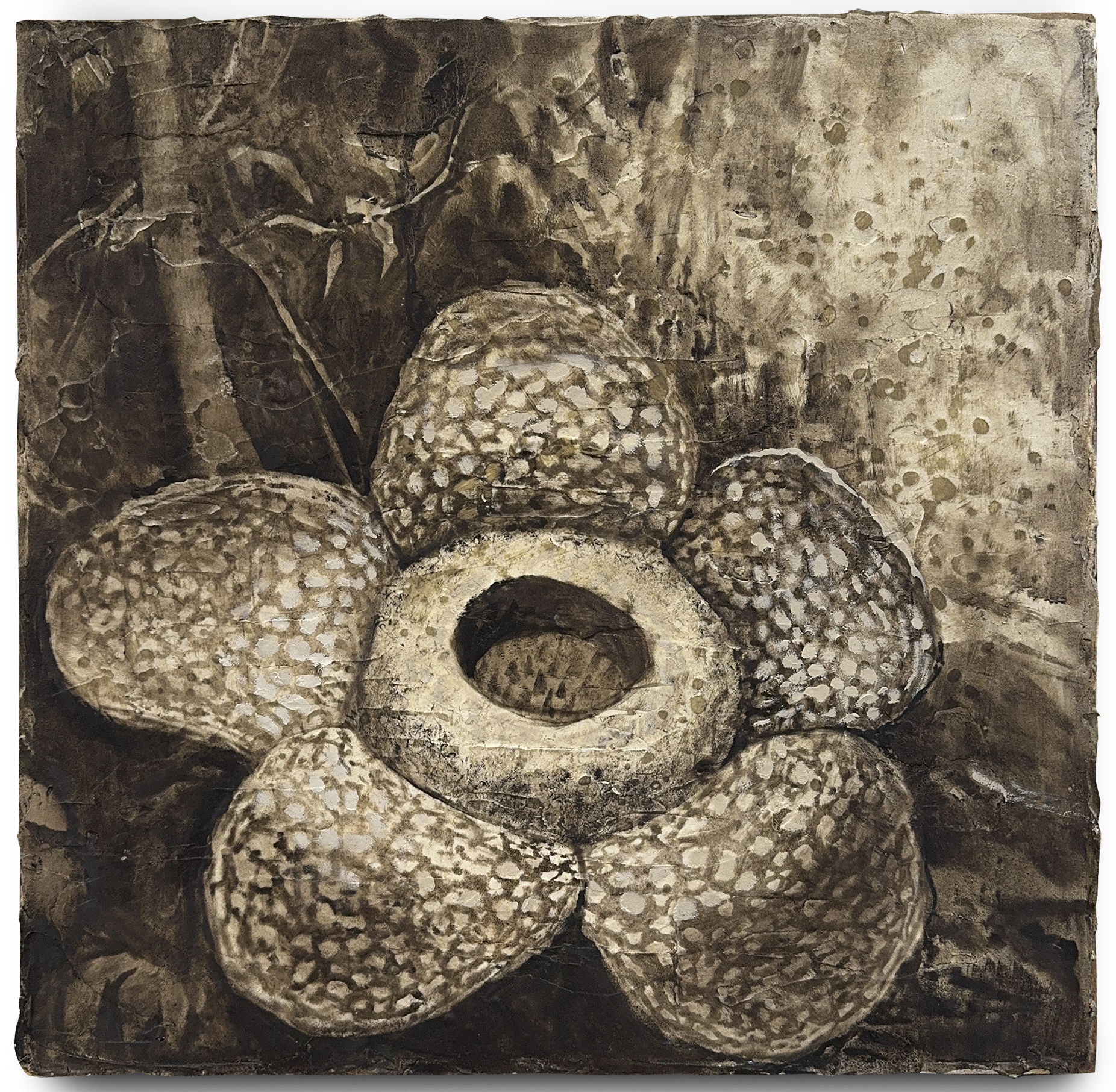 Сергей Трофимов (Картина, живопись - 
                  50 x 50 см) Раффлезия