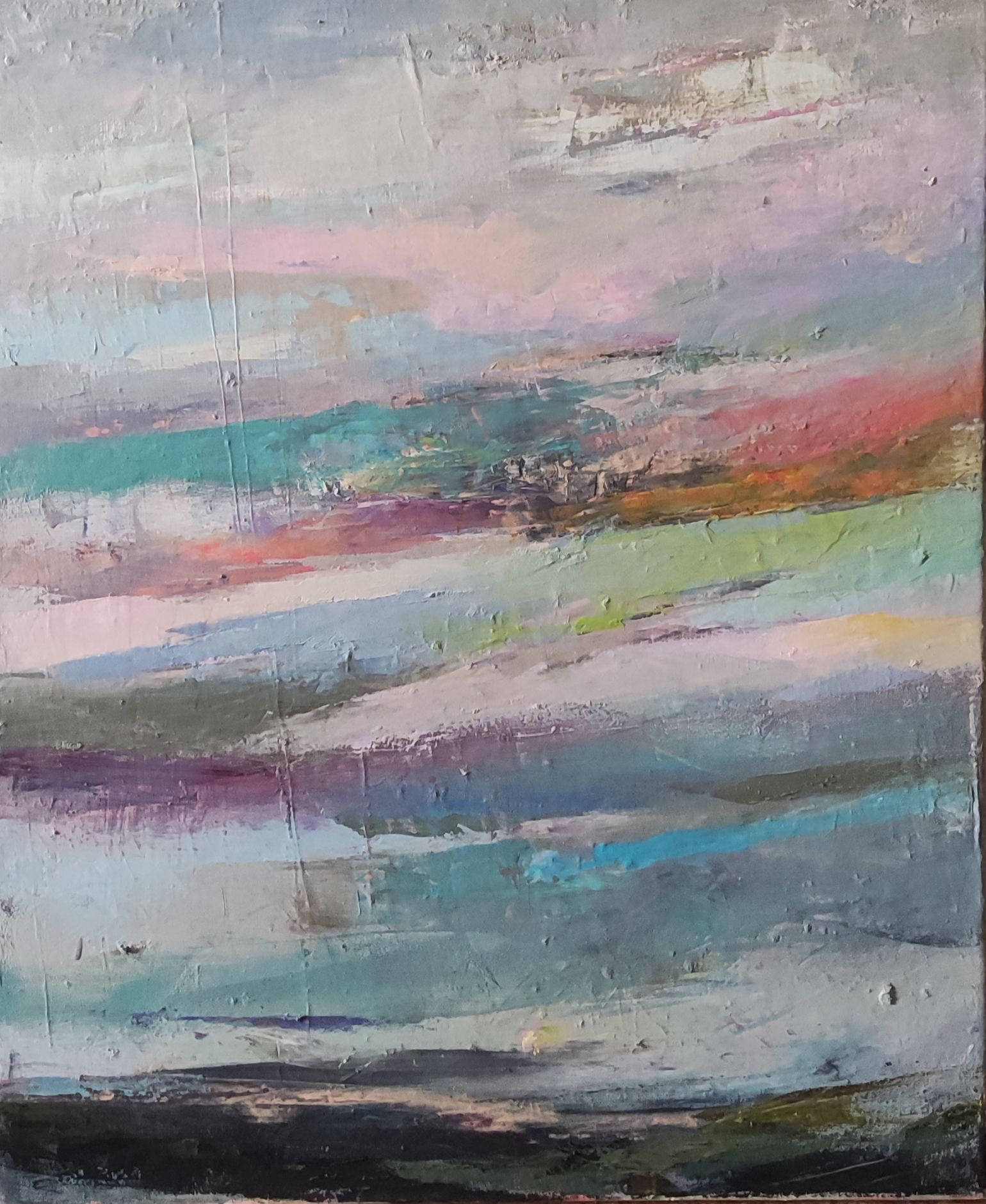Виктория Шворень (Картина, живопись - 
                  50 x 60 см) Закат