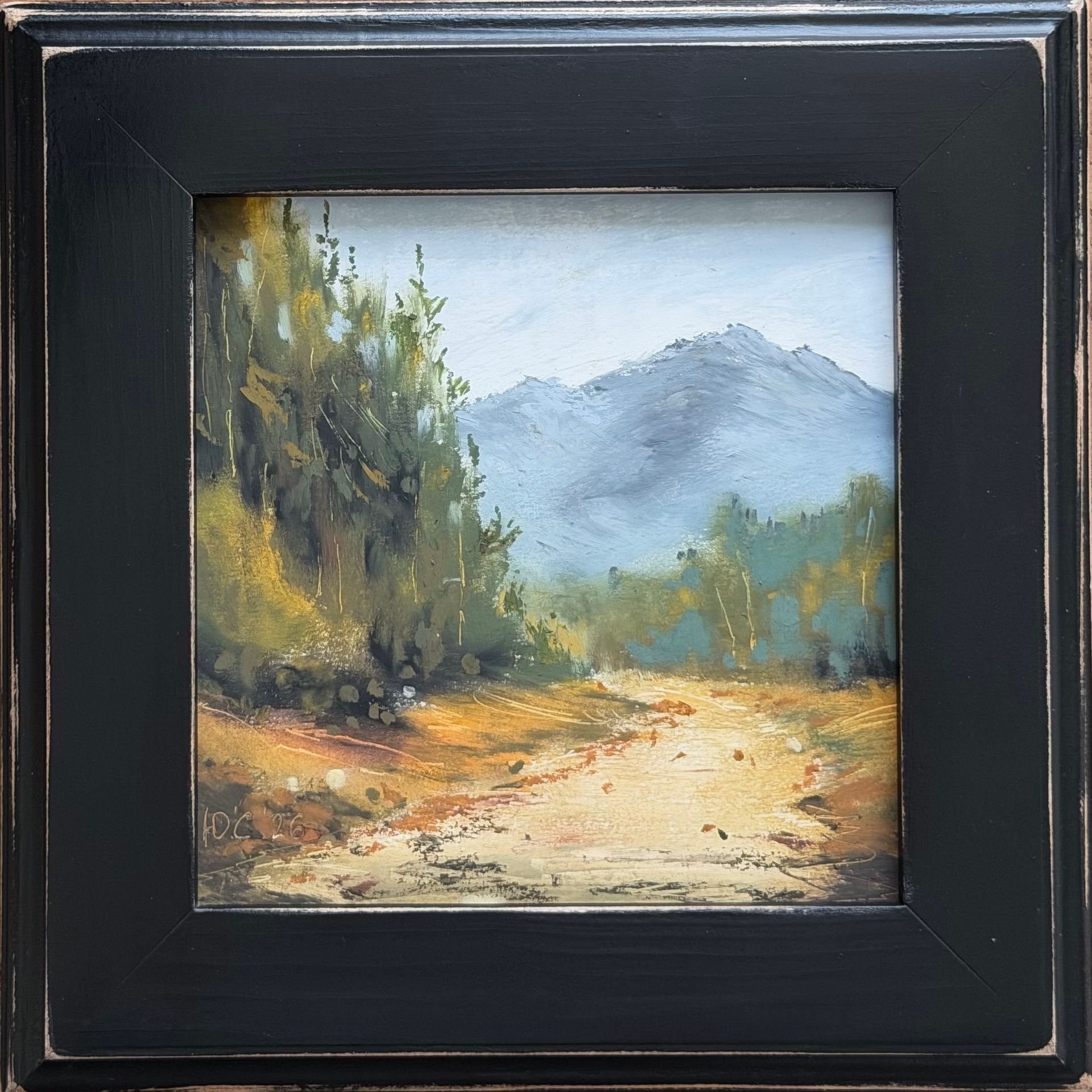 Светлана Юматова (Авторская графика - 
                  22 x 22 см) Осень в горах