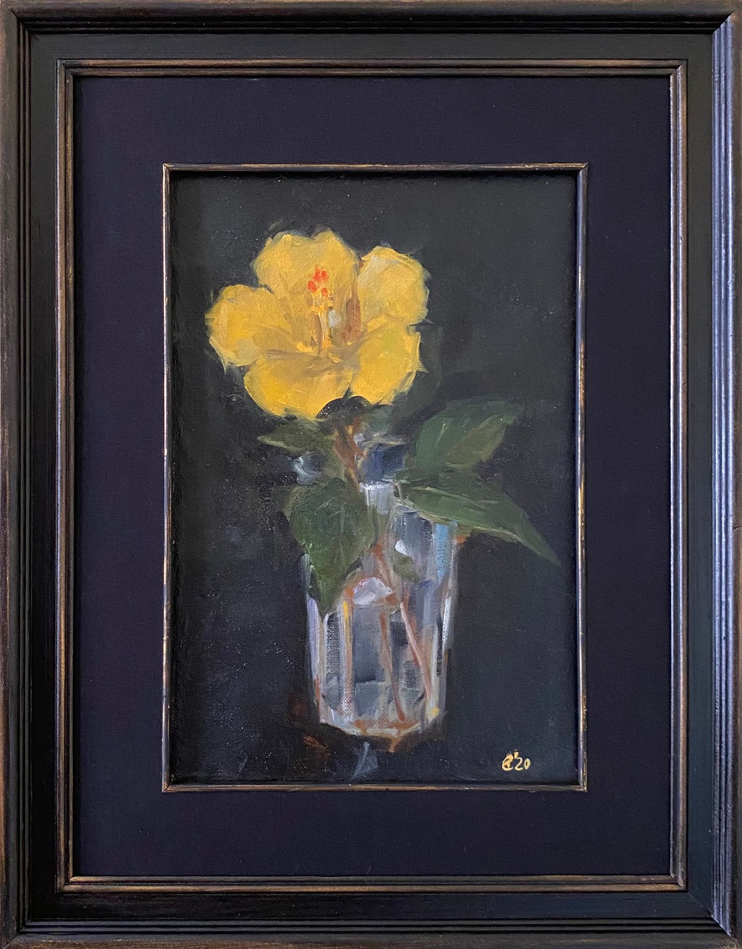 Екатерина Феоктистова (Картина, живопись - 
                  36 x 45 см) Китайская роза