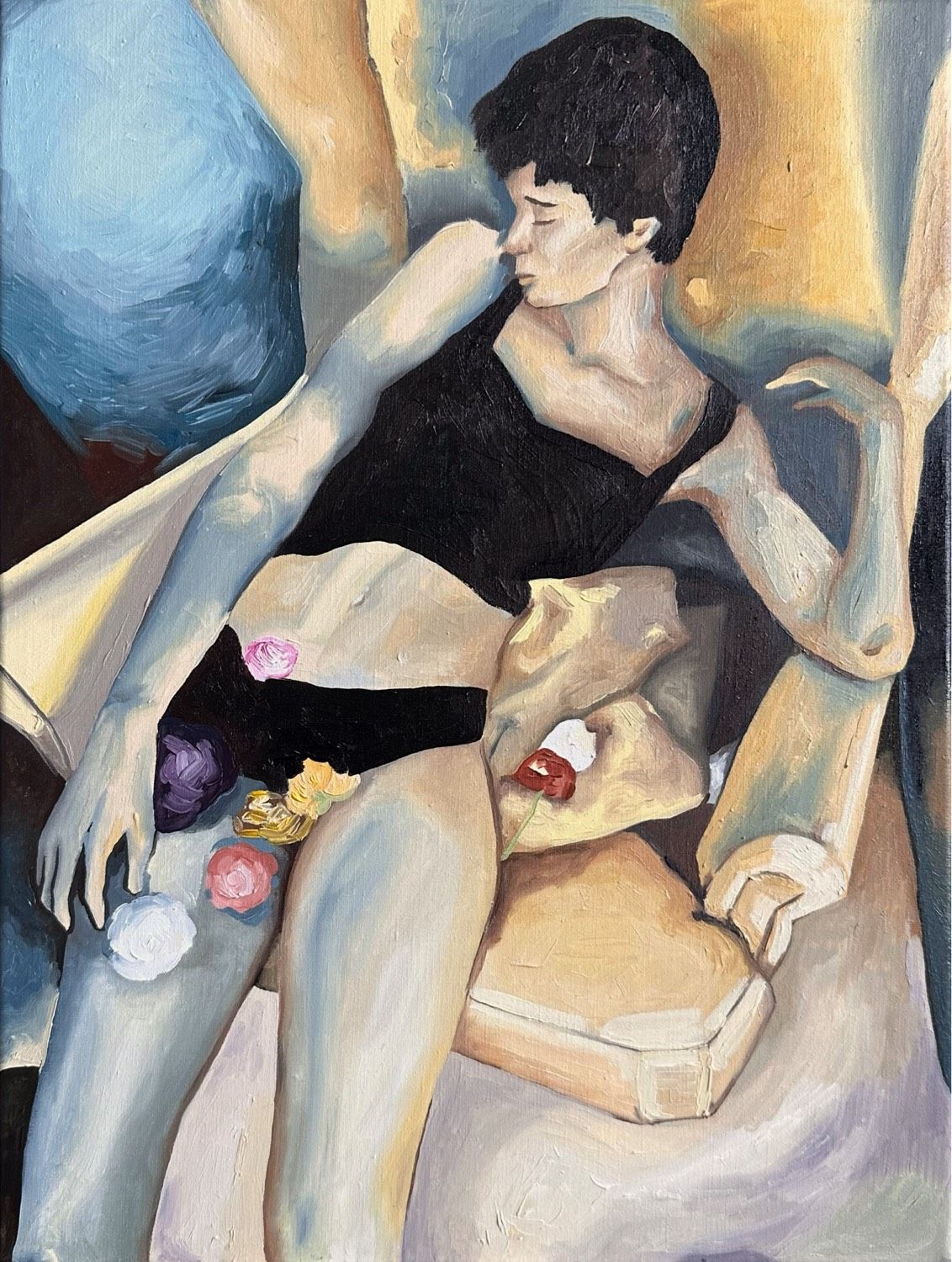Ольга Косых (Картина, живопись - 
                  30 x 40 см) The chair