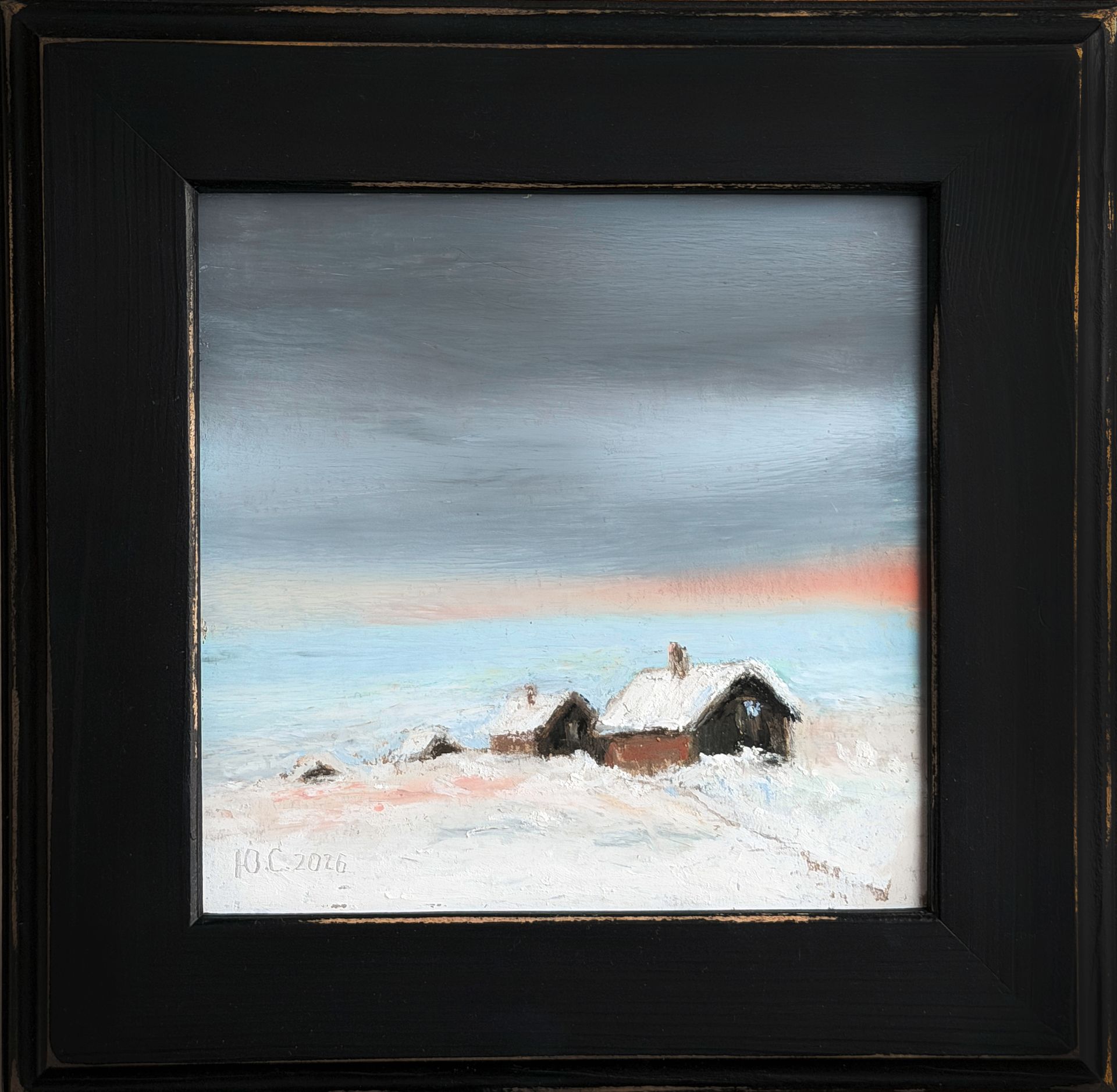 Светлана Юматова (Картина, живопись - 
                  22 x 22 см) Тишина