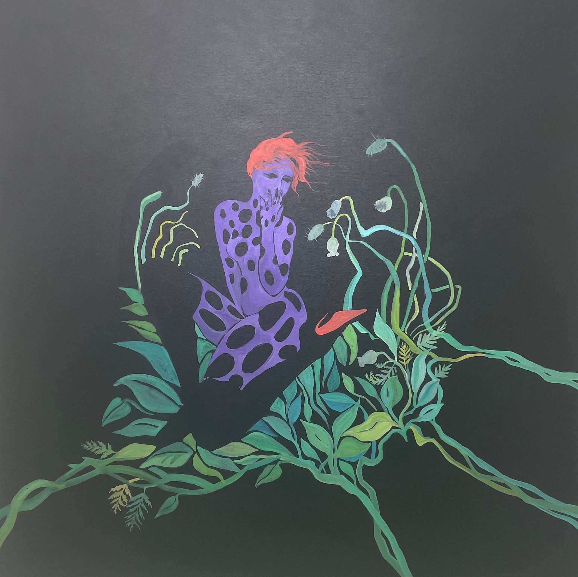 Ольга Елисеева (Картина, живопись - 
                  60 x 60 см) Poisoning