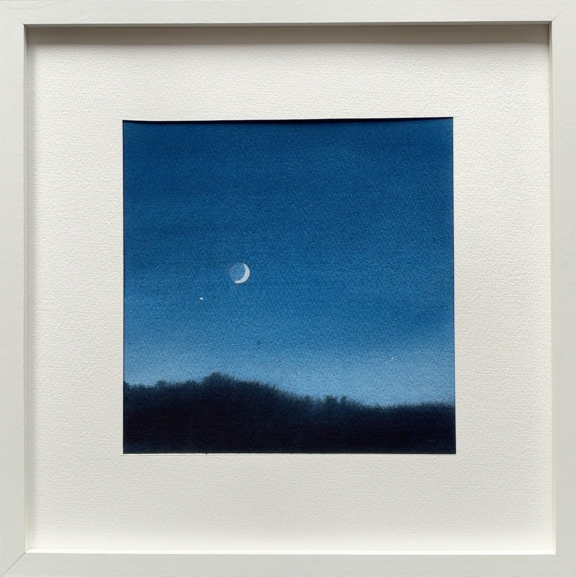 Александра Савина (Авторская графика - 
                  30 x 30 см) Луна на горизонте