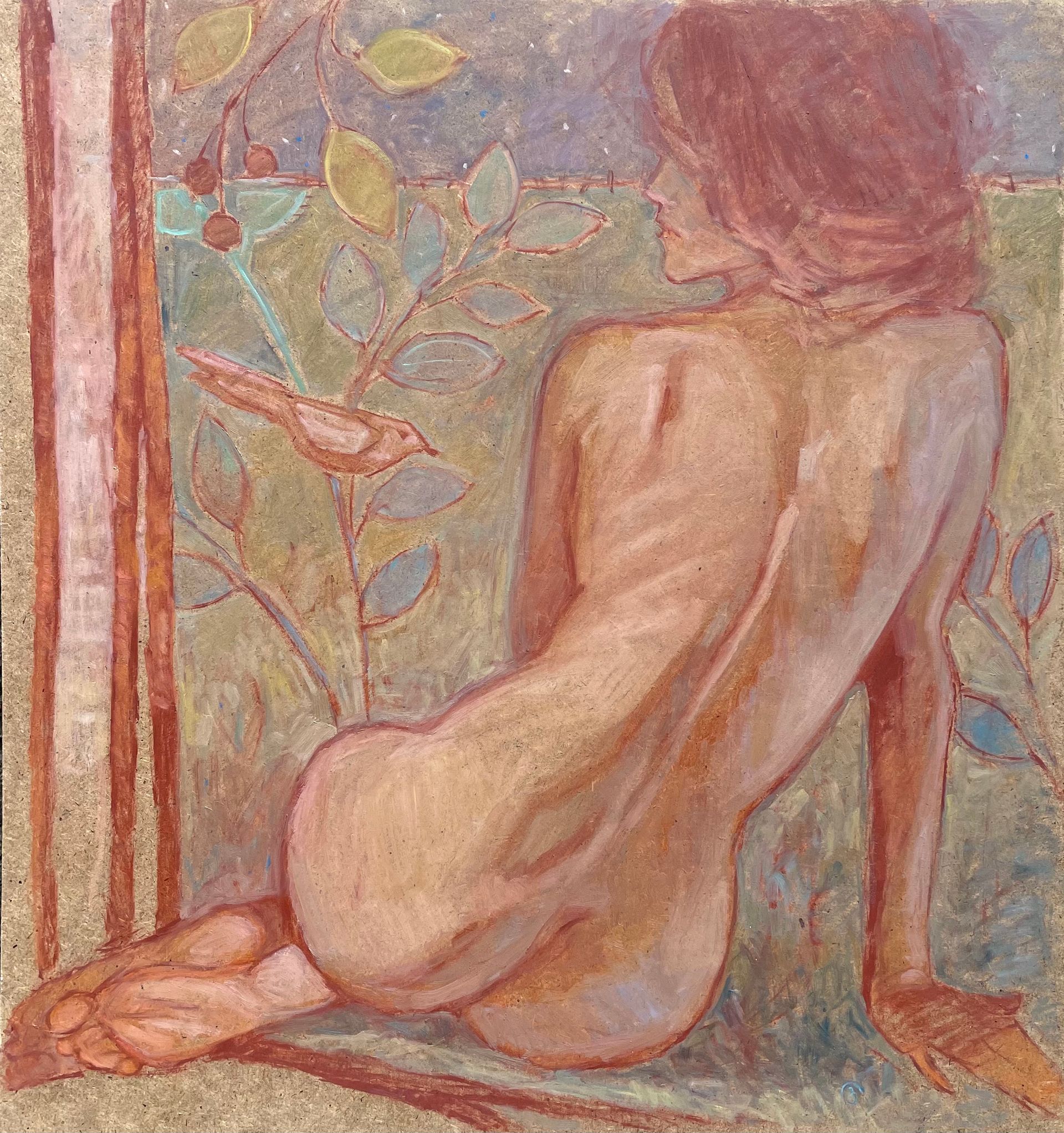 Залифа Хибатова (Картина, живопись - 
                  56 x 60 см) Муза