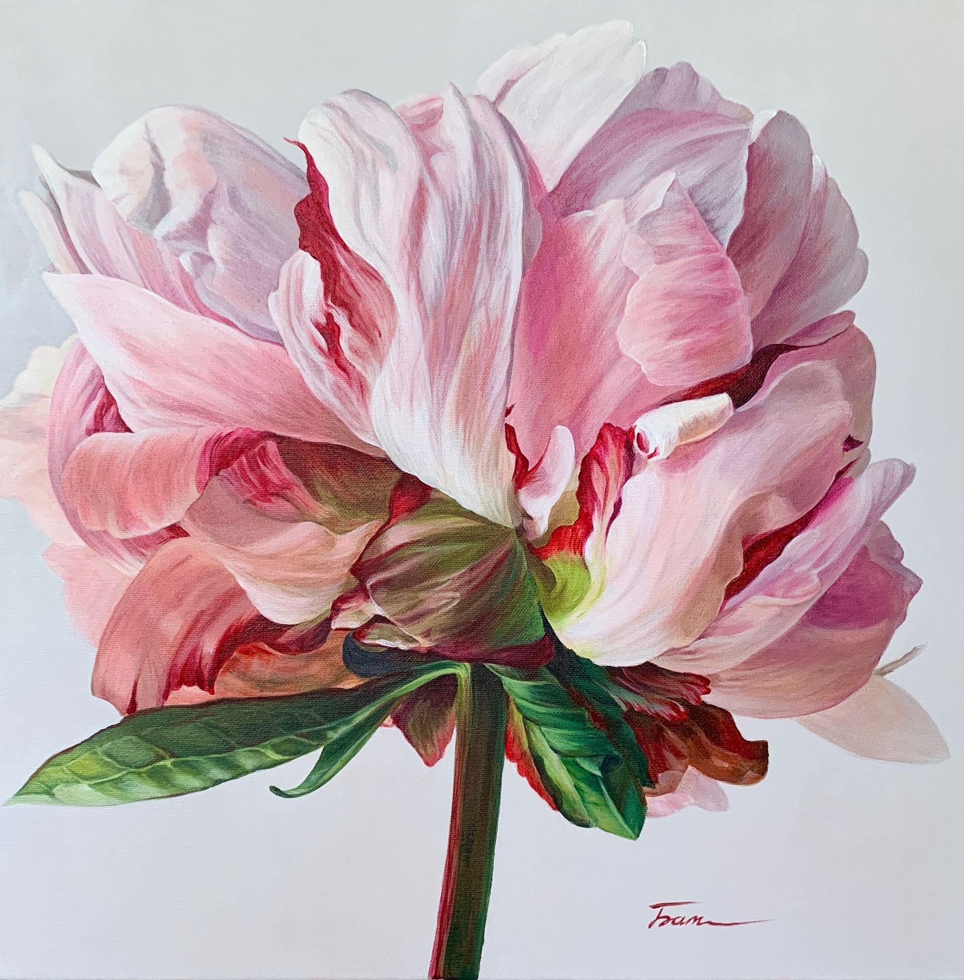 Света Батаенкова (Картина, живопись - 
                  50 x 50 см) Шепот в розовом