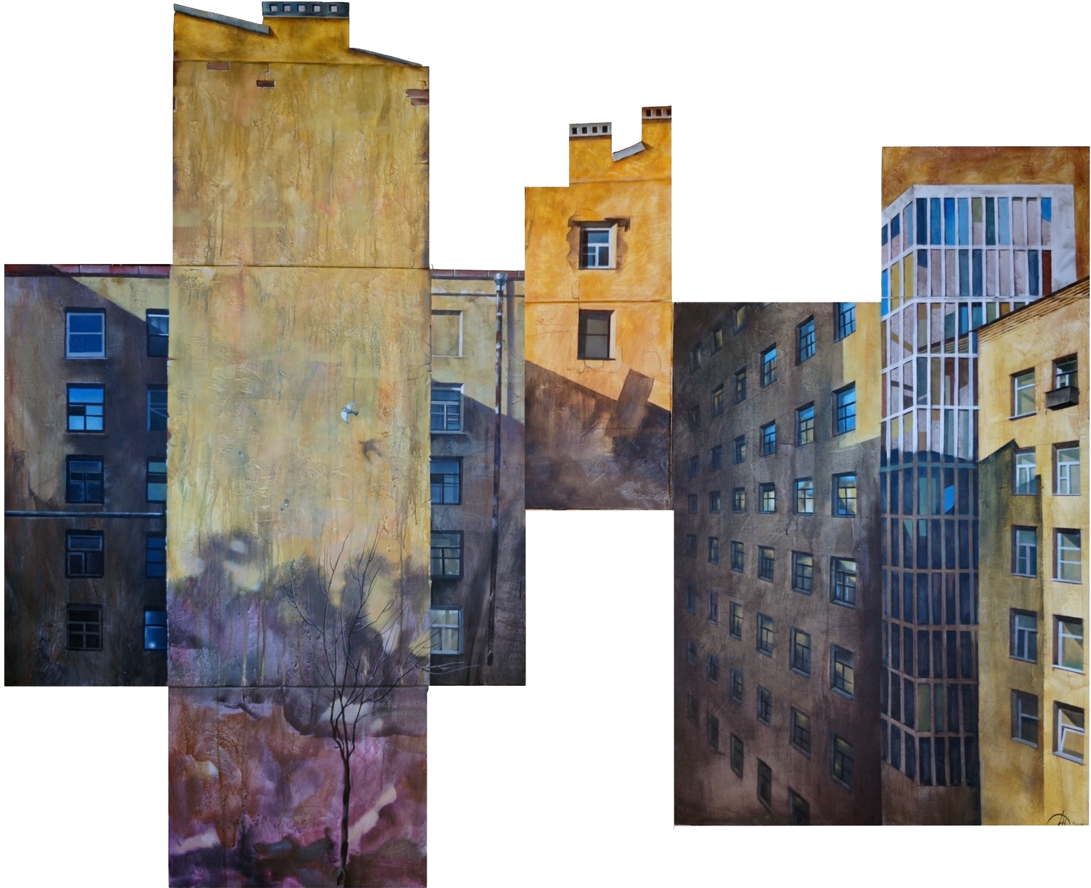 Динара Хёртнагль (Картина, живопись - 
                  230 x 160 см) Decorations #4