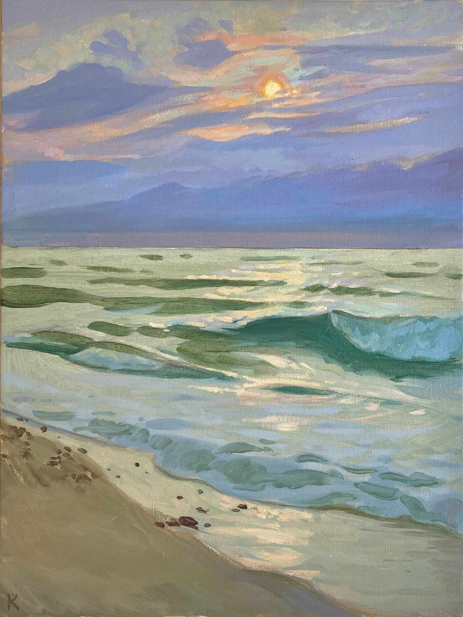 Алексей Кротов (Авторская графика - 
                  30 x 40 см) На берегу