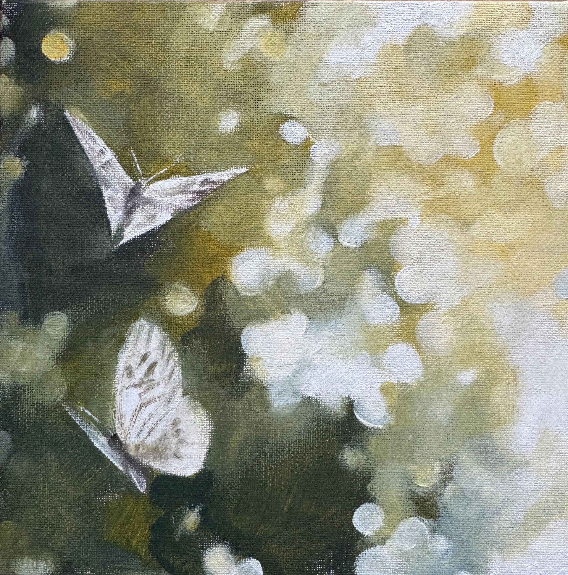 Алиса Дьякова (Картина, живопись - 
                  20 x 20 см) Окно в сад души