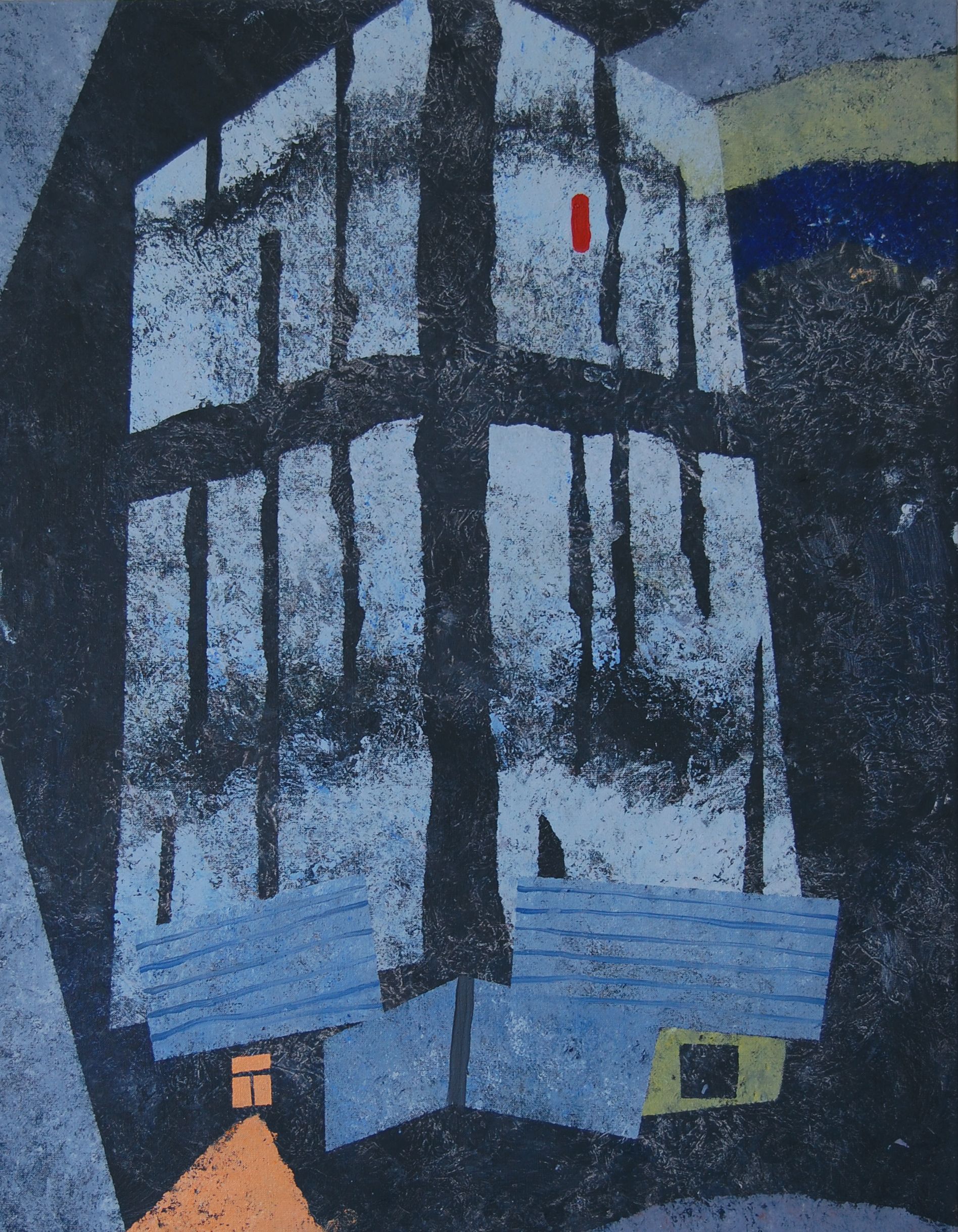 Анна Мельниченко (Картина, живопись - 
                  70 x 90 см) Зимняя крыша