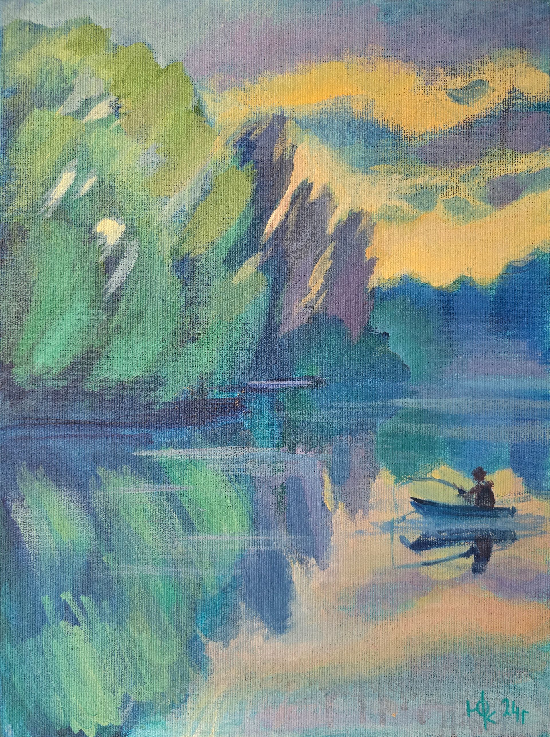 Юлия Клюева (Картина, живопись - 
                  30 x 40 см) Рассвет