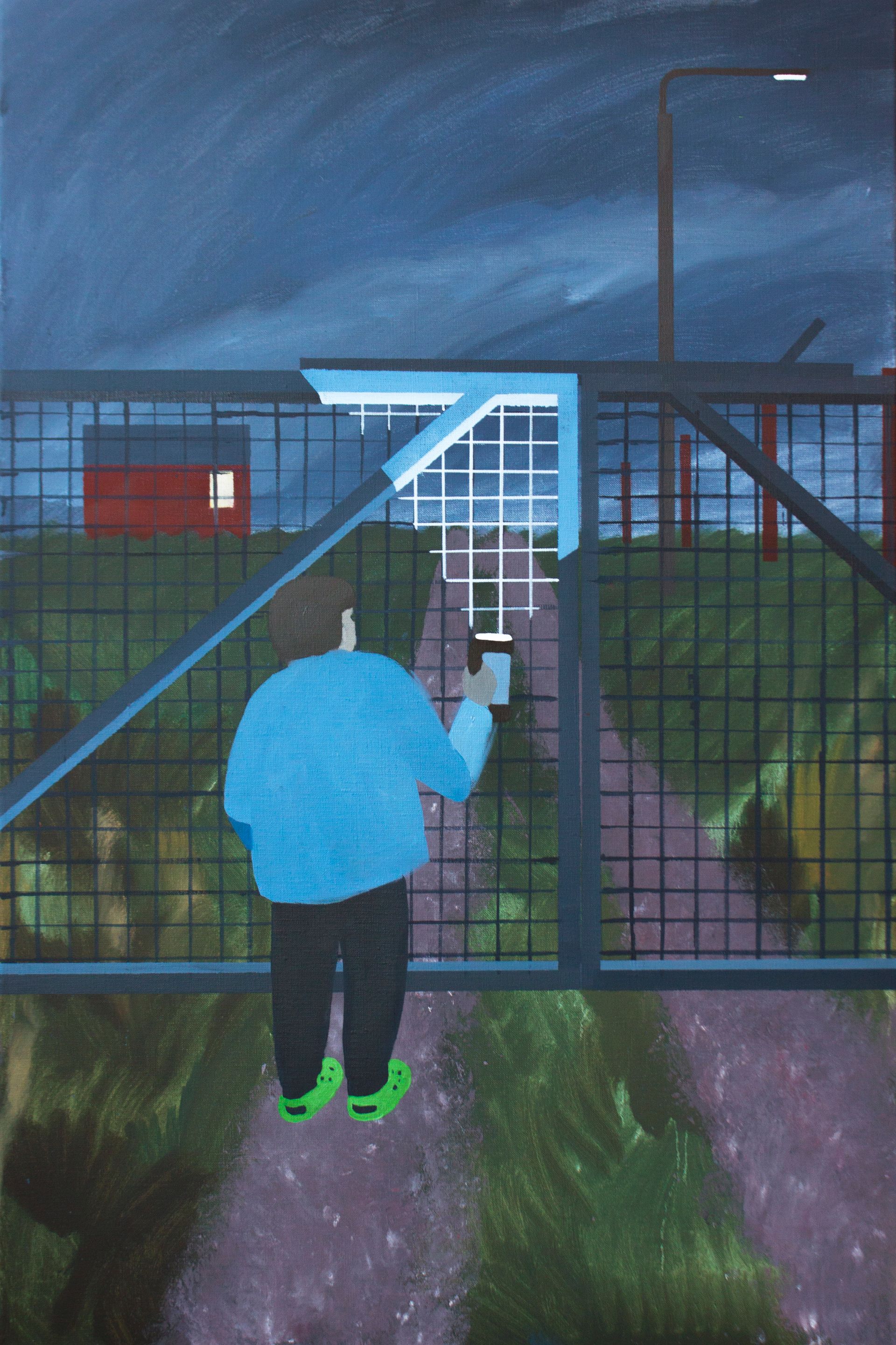 Анна Мельниченко (Картина, живопись - 
                  60 x 90 см) Ворота