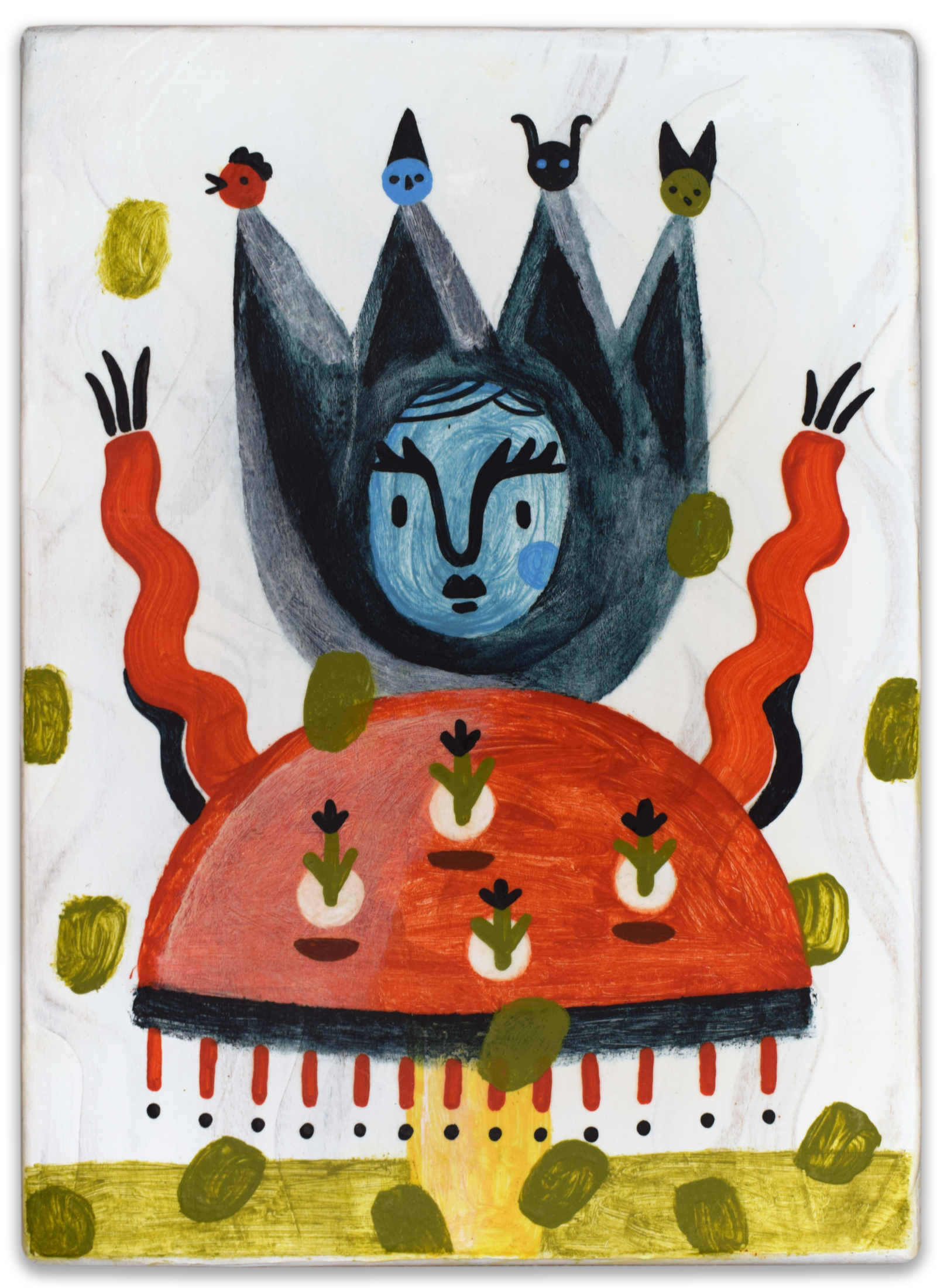 Лена Романовская (Картина, живопись - 
                  13 x 18 см) Шапито шоу