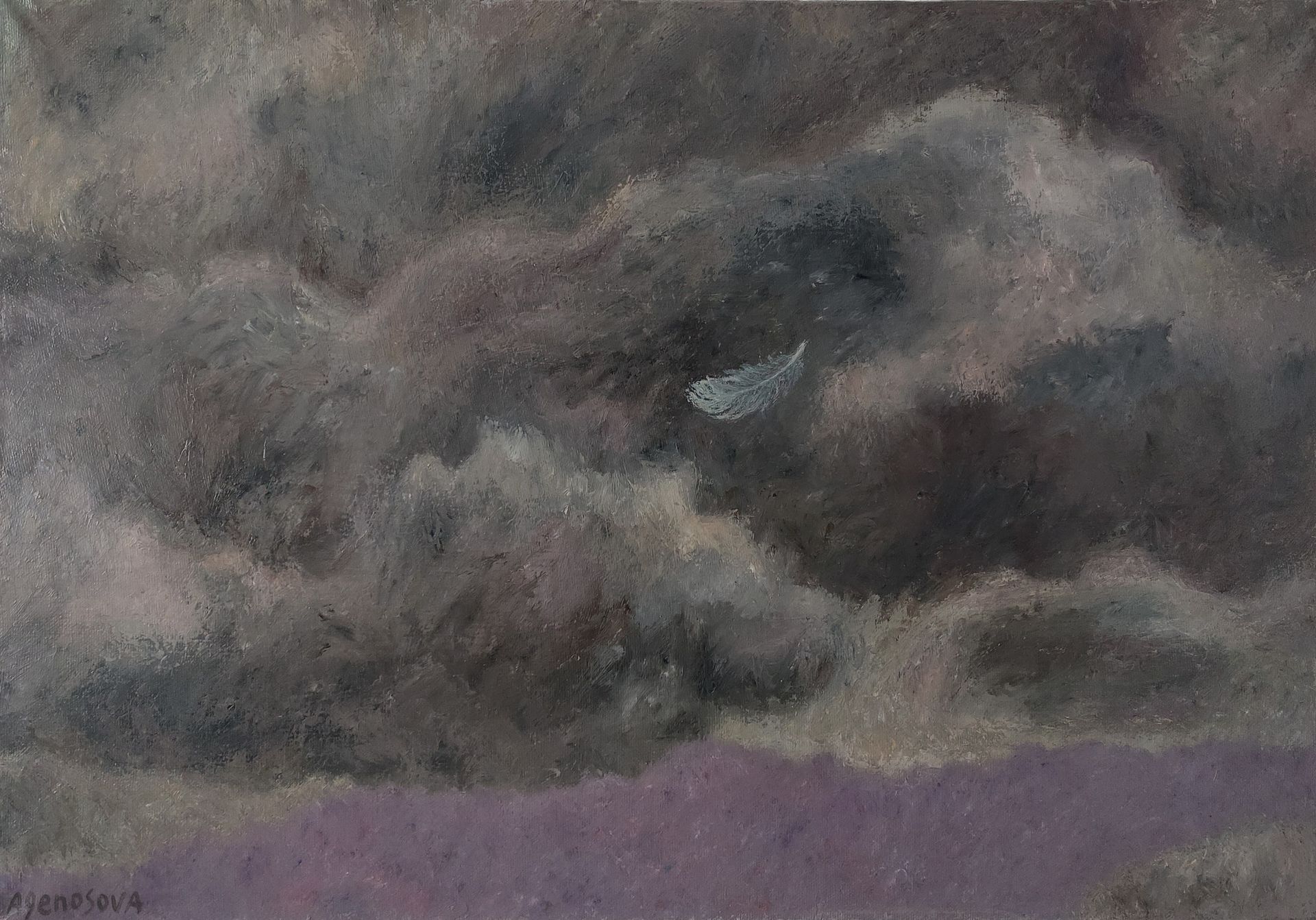 Юлия Агеносова (Картина, живопись - 
                  80 x 100 см) Goodbye! Часть III, триптих