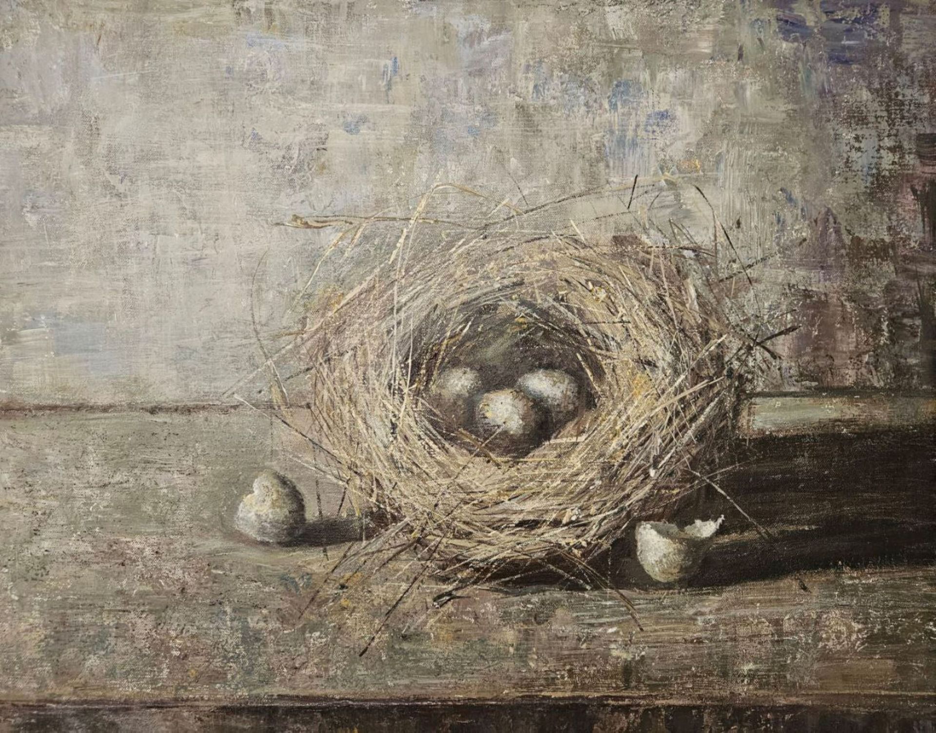 Людмила Пономарева (Картина, живопись - 
                  70 x 55 см) Гнездо #4