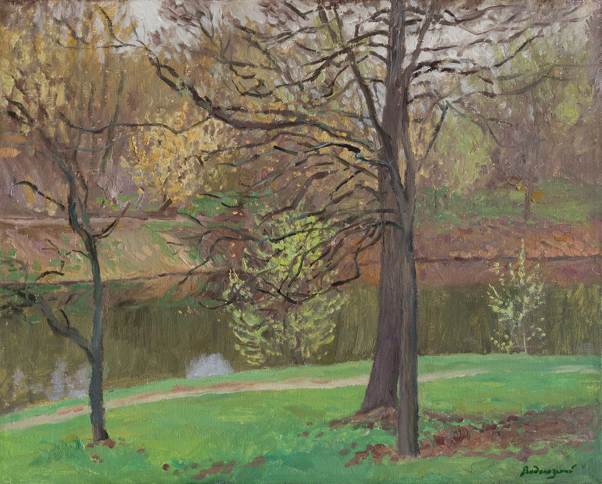 Николай Водолазский (Картина, живопись - 
                  50 x 40 см) Апрель