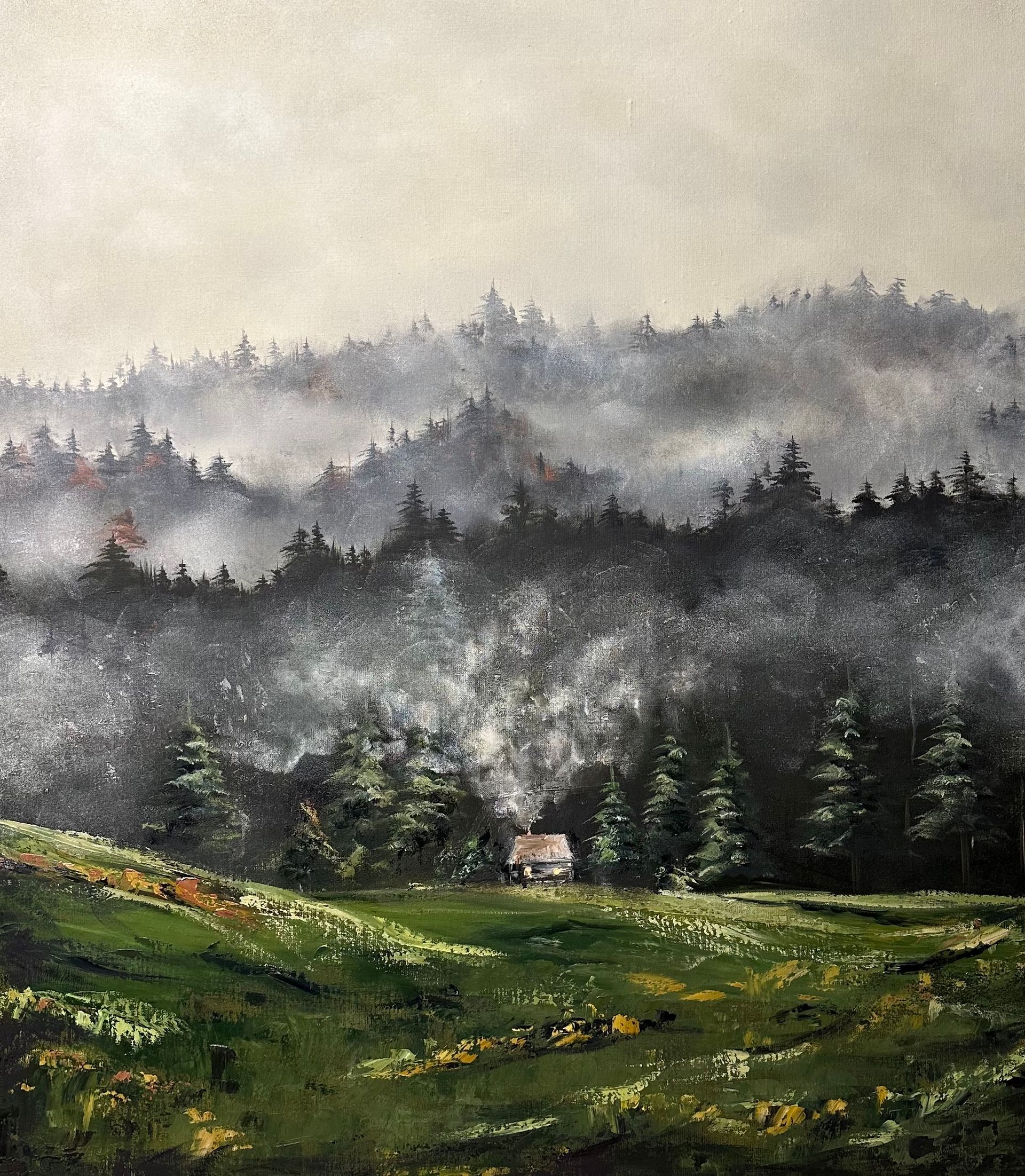 Ксения Константинова (Картина, живопись - 
                  80 x 90 см) Поиск опоры