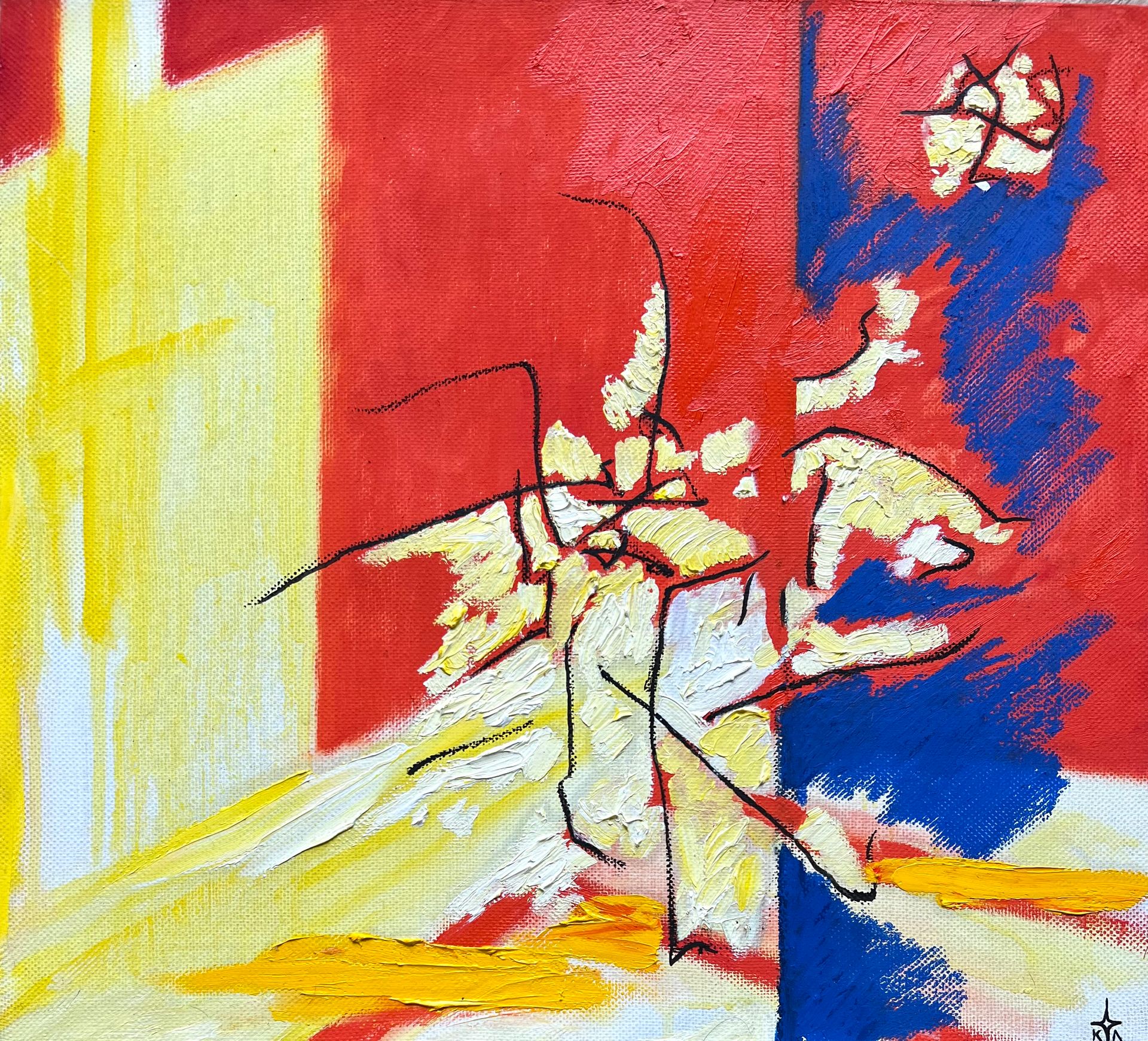 Екатерина Лаптева (Картина, живопись - 
                  45 x 45 см) Солнечные зайчики