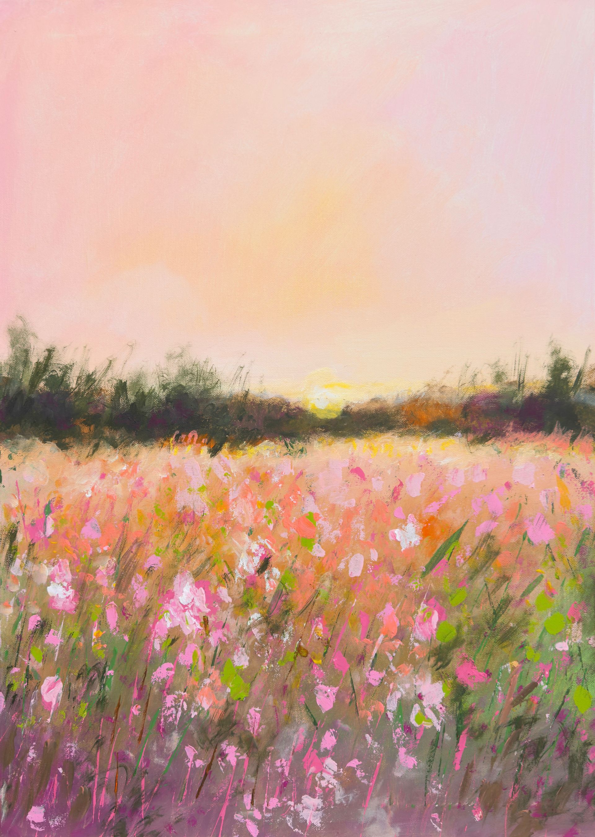 Анна Ганина (Картина, живопись - 
                  50 x 70 см) Sunset