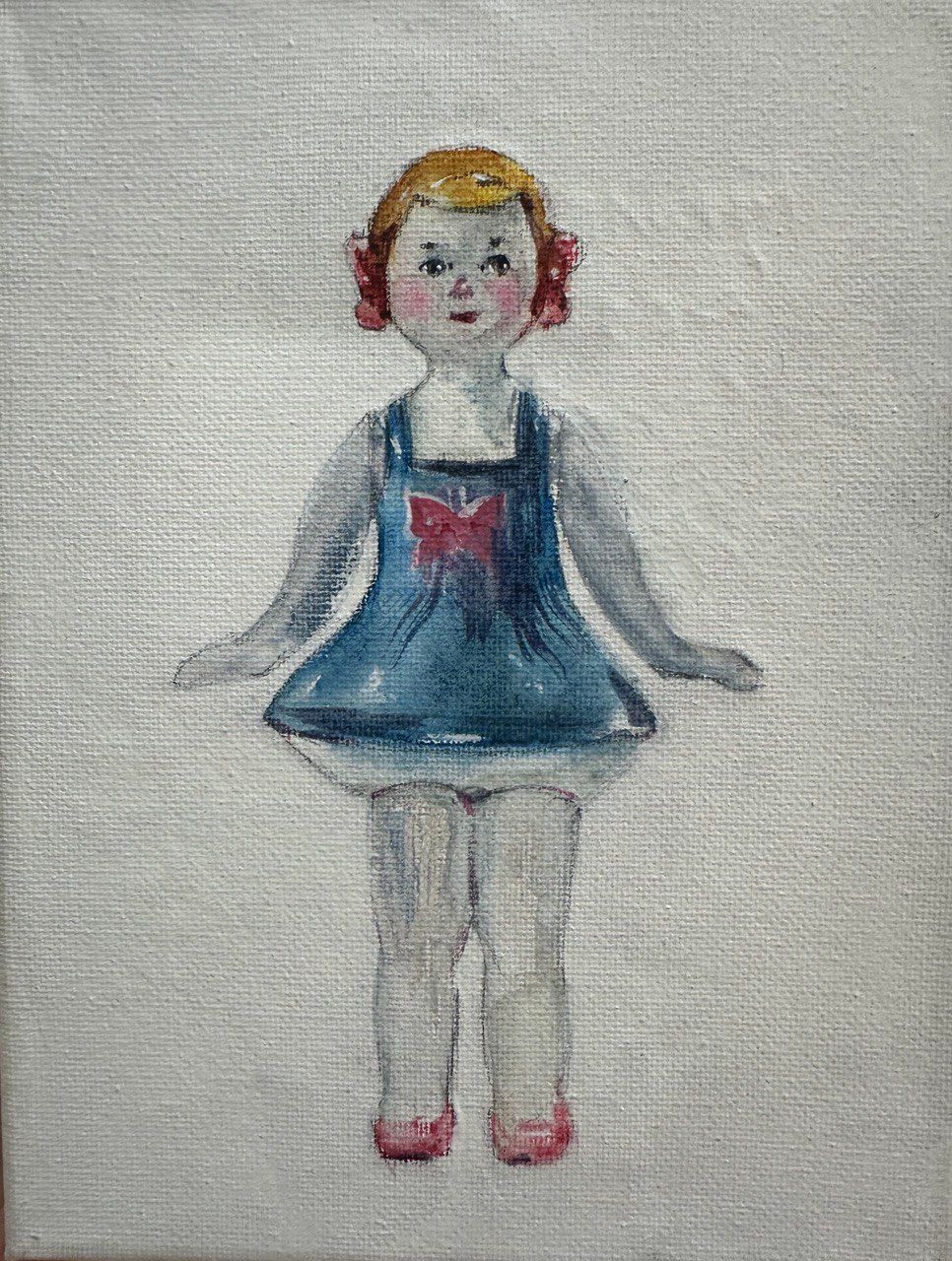 Кристина Пуршина (Картина, живопись - 
                  15 x 30 см) Куколка #12
