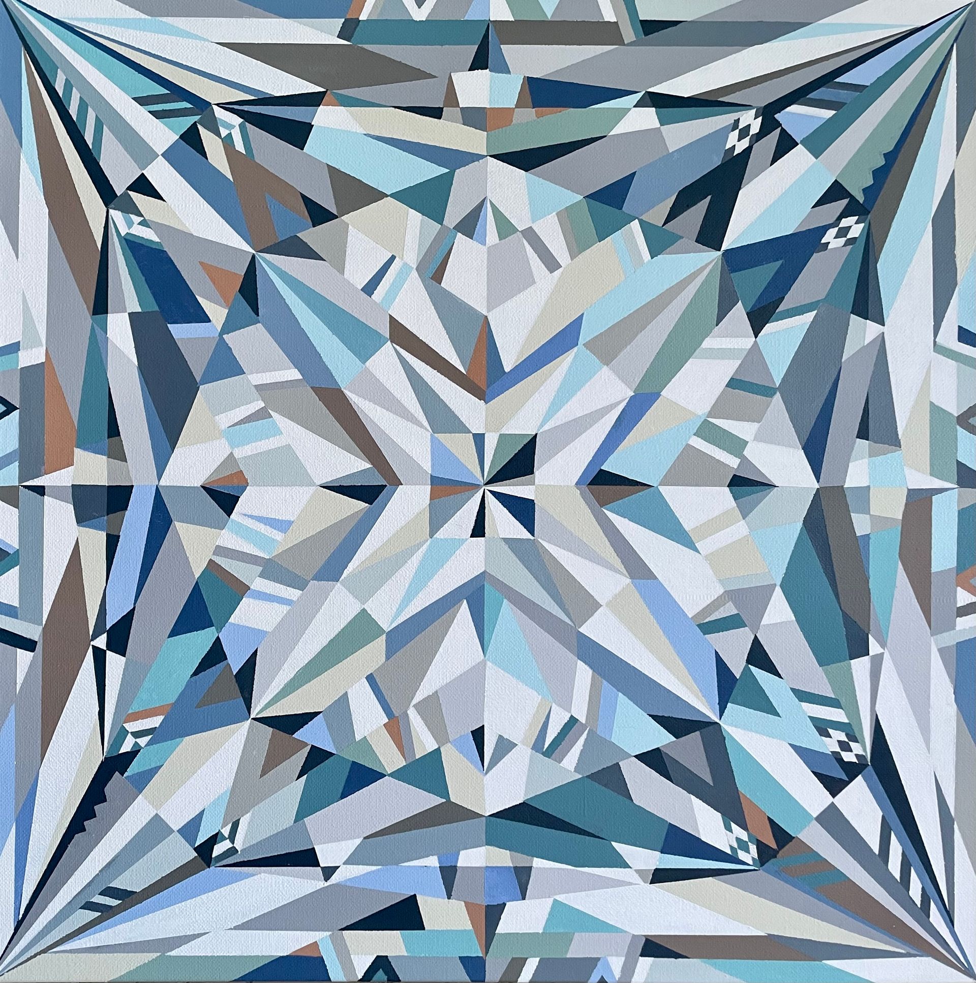 Марина Астахова (Картина, живопись - 
                  80 x 80 см) Crystal Sky