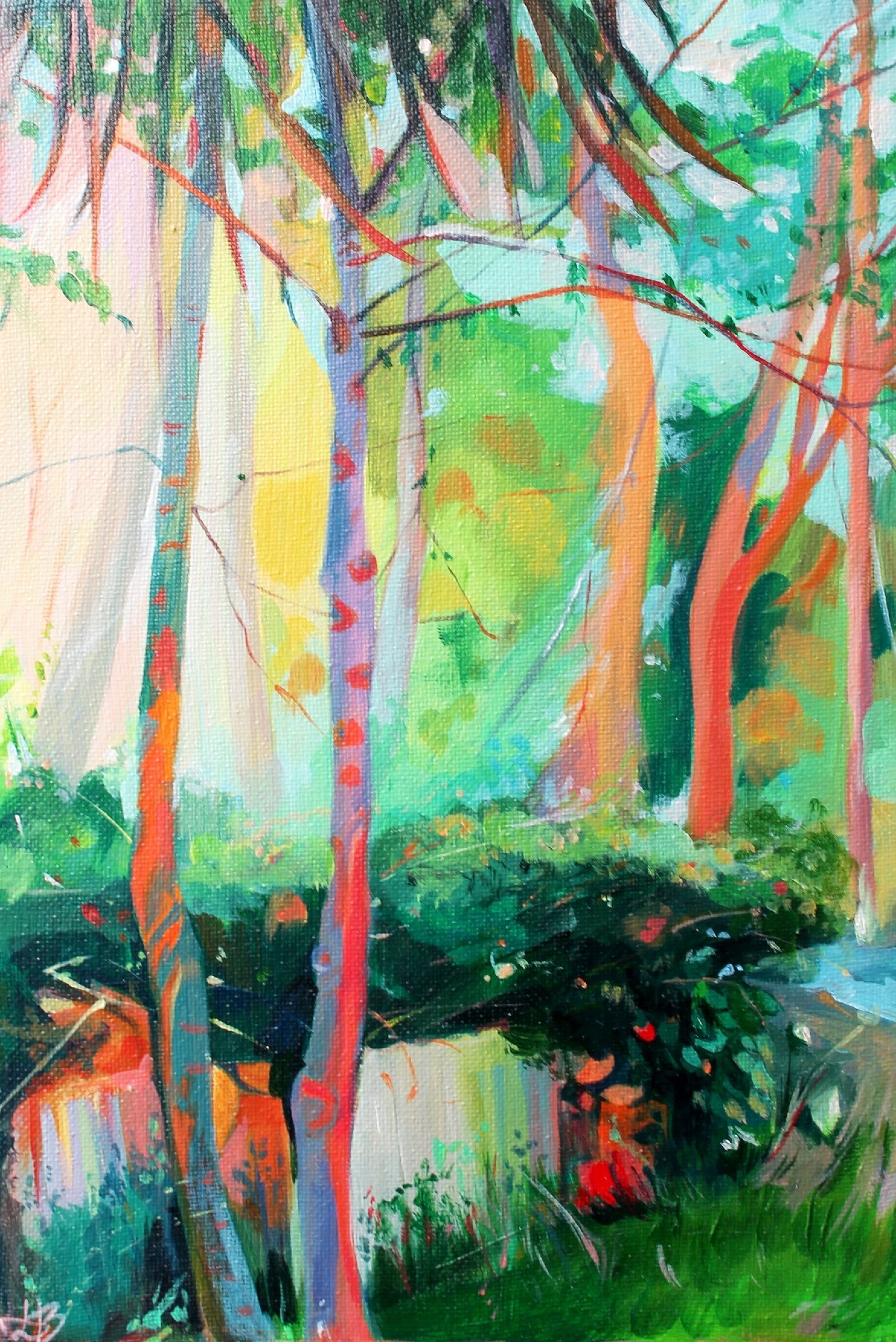 Дарья Воропаева (Картина, живопись - 
                  20 x 30 см) На закате