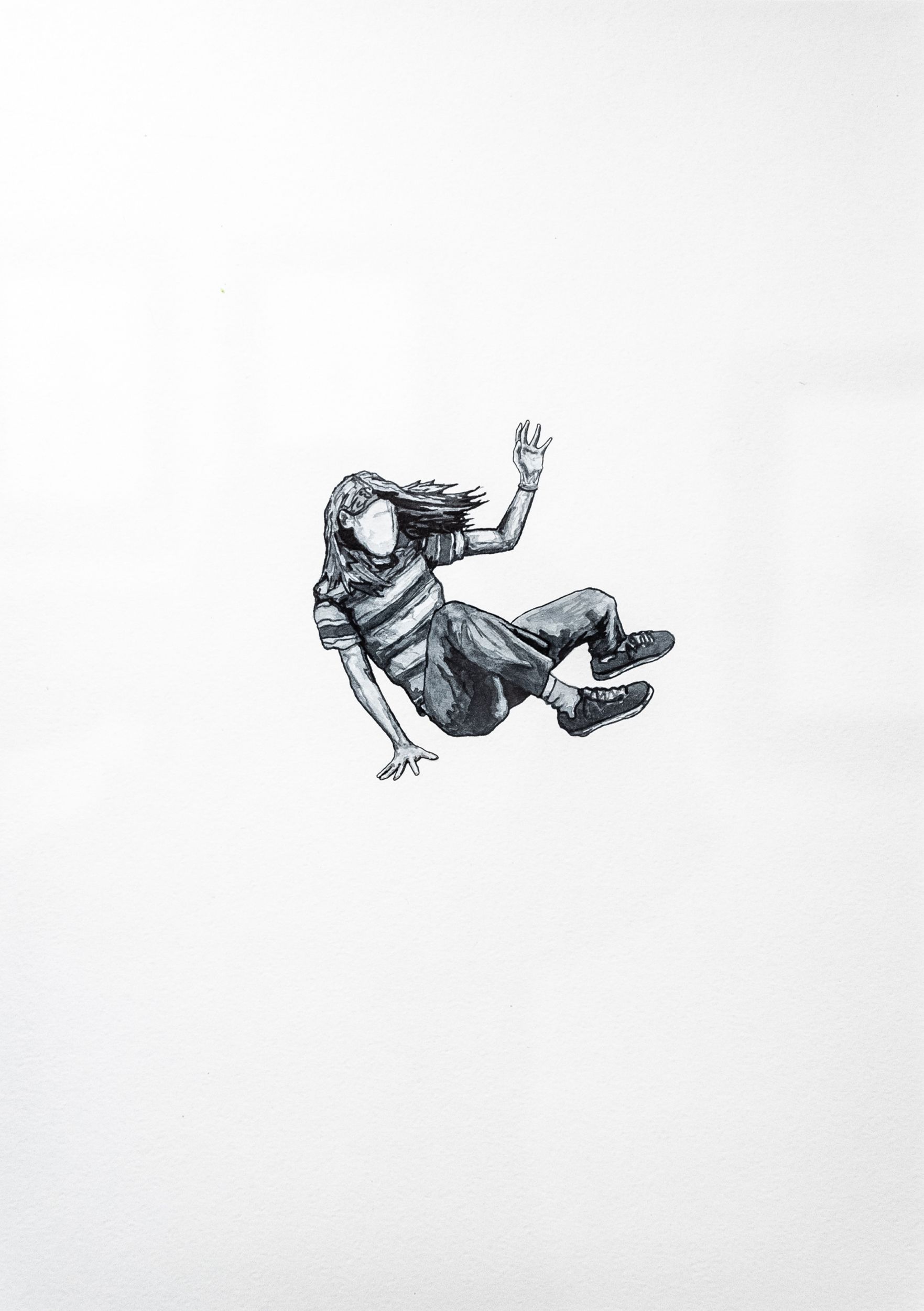 Евгений Гранильщиков (Авторская графика - 
                  29.7 x 42 см) Неустойчивый одиночный пикет