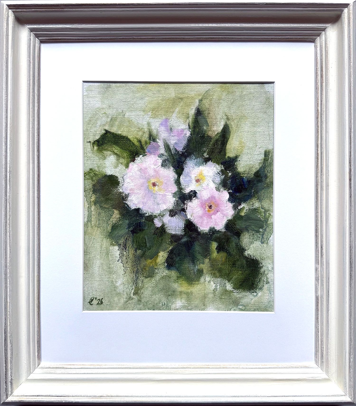 Екатерина Феоктистова (Картина, живопись - 
                  30 x 35 см) Примула