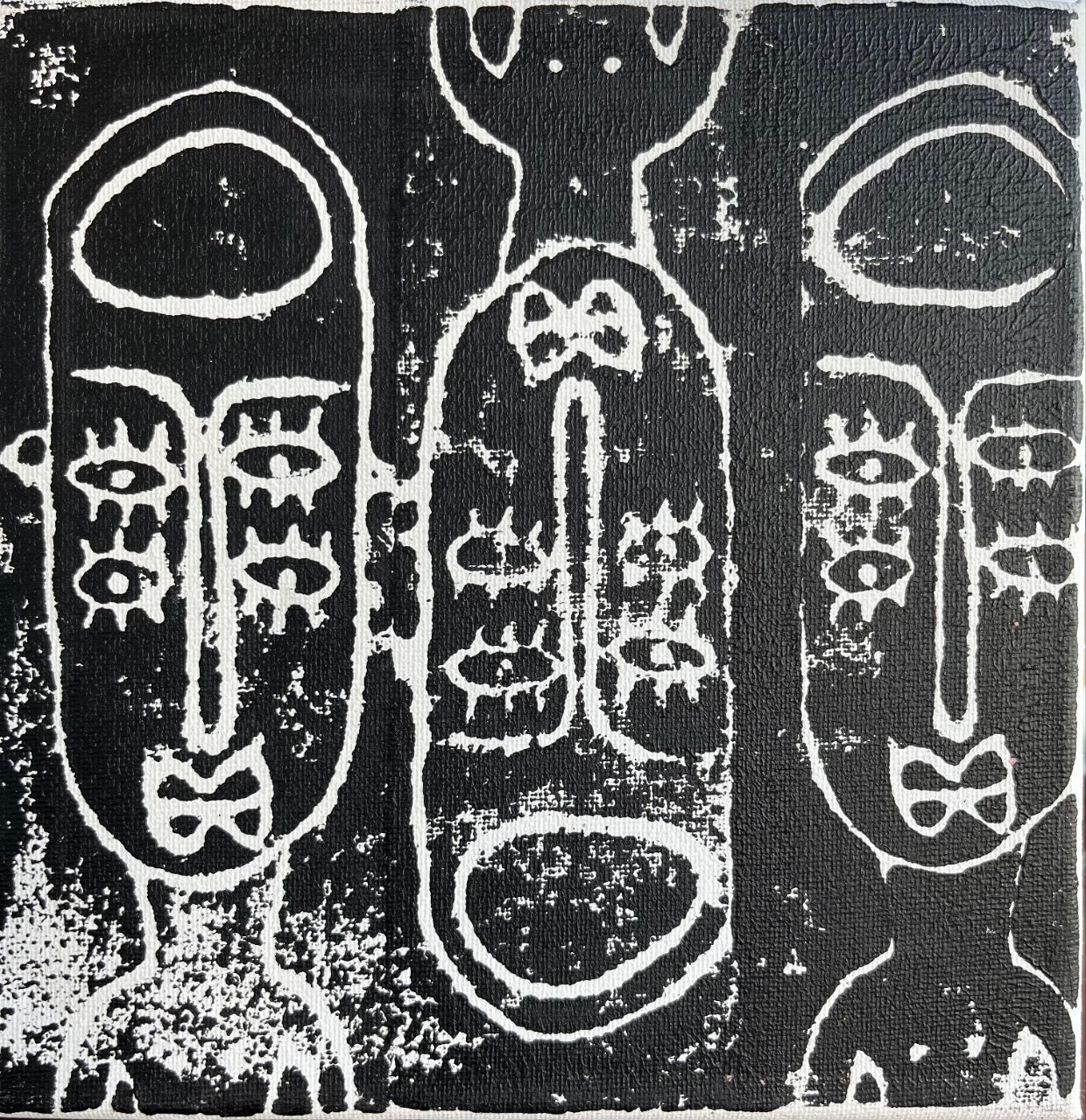 Антон Logos (Картина, живопись - 
                  20 x 20 см) Лица