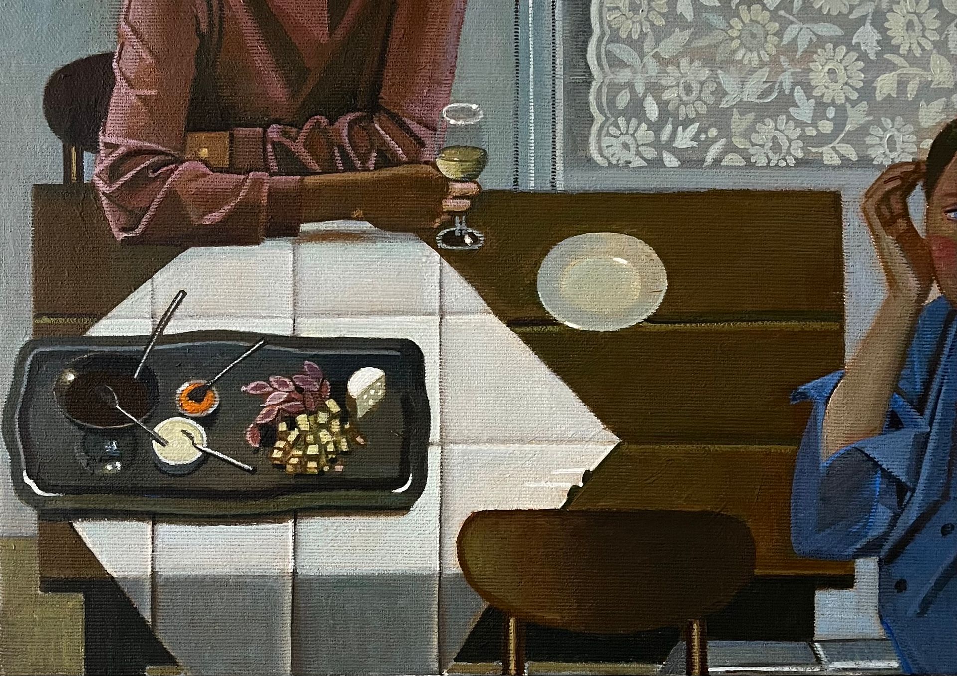Иван Афонский (Картина, живопись - 
                  36 x 26 см) Вечер