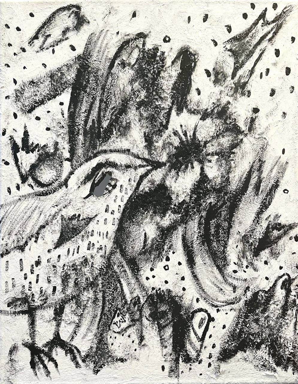 Анастасия Куклина (Картина, живопись - 
                  40 x 50 см) Птичка