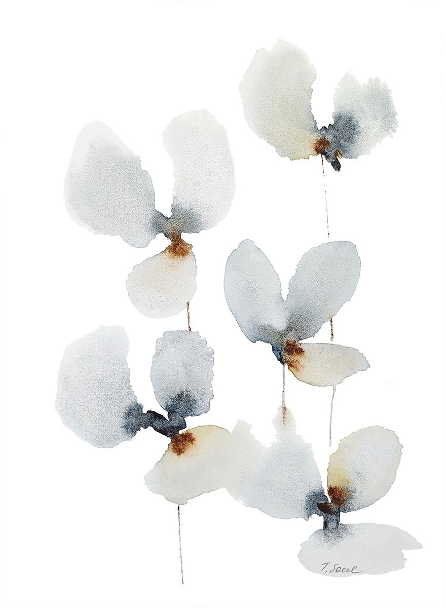 Тани Соул (Авторская графика - 
                  20 x 27 см) Минималистичный квинтет