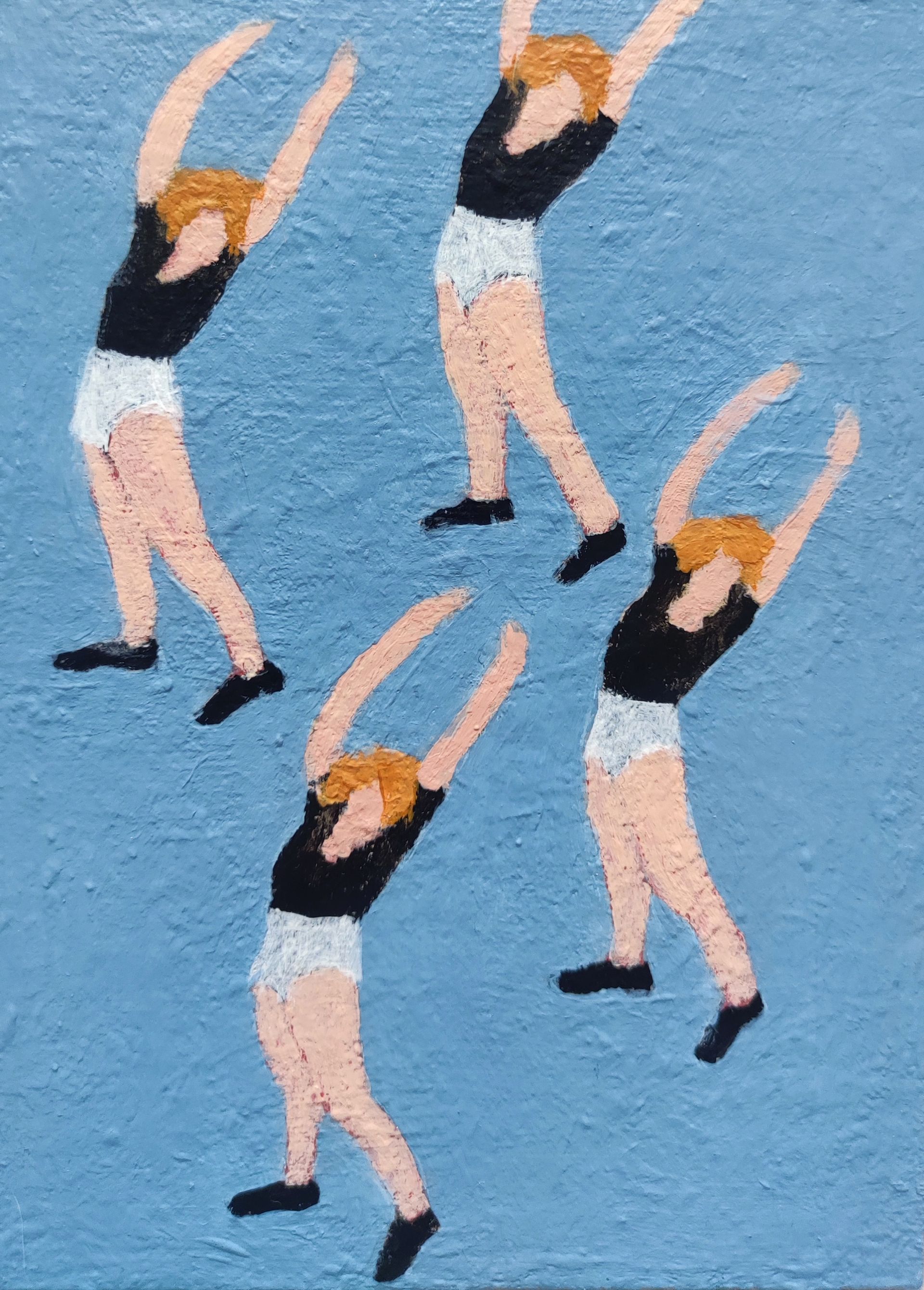 Дарья Петухова (Авторская графика - 
                  13 x 18 см) Спортсмены