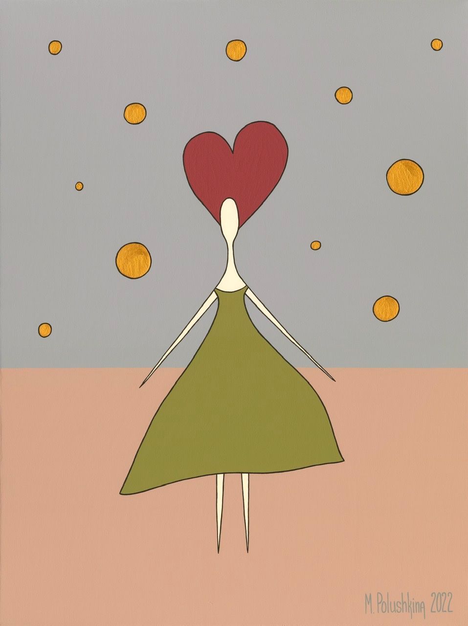 Мария Полушкина (Картина, живопись - 
                  60 x 80 см) Too Much Love