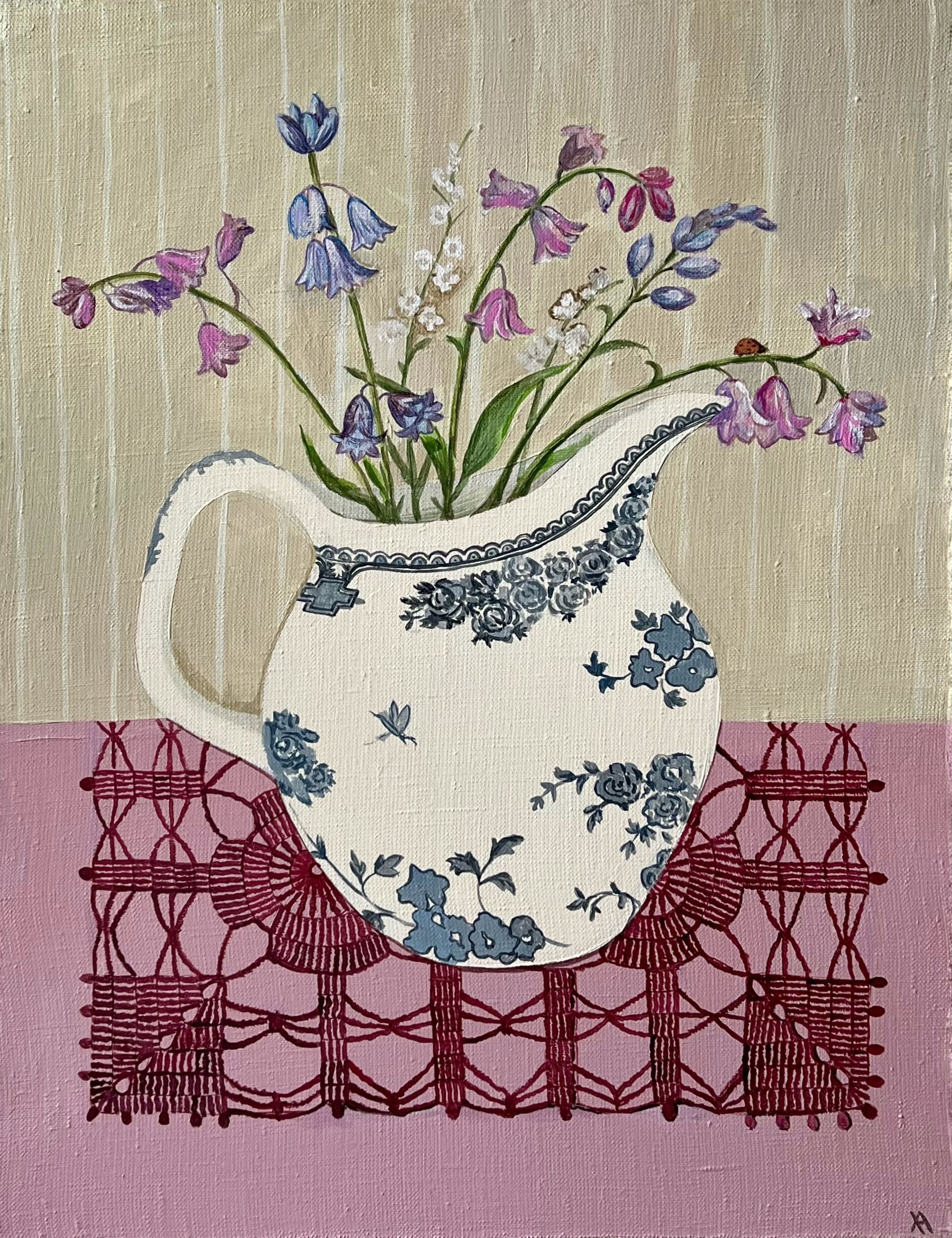 Анна Холоша (Картина, живопись - 
                  35 x 45 см) Колокольчики