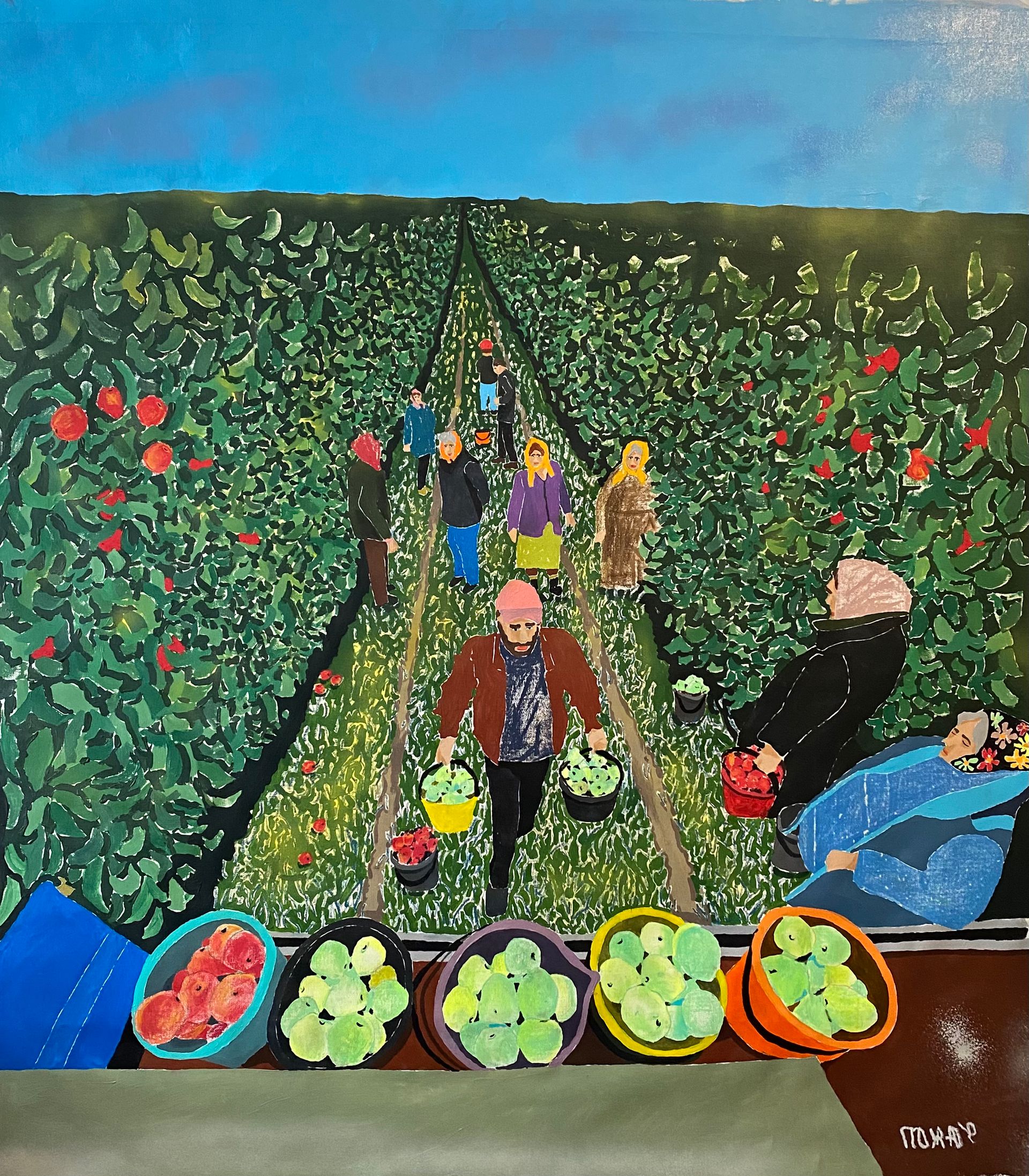 Влад Пожар (Картина, живопись - 
                  130 x 140 см) Harvests