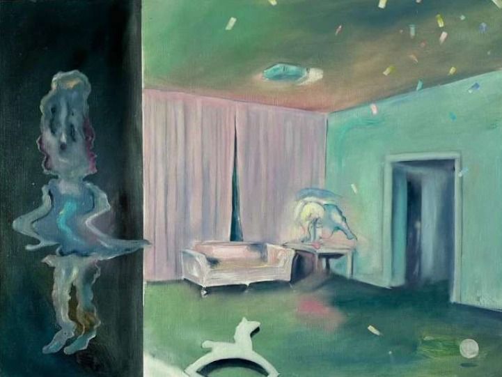Кристина Пуршина (Картина, живопись - 
                  90 x 60 см) Если никто не видел, значит не было