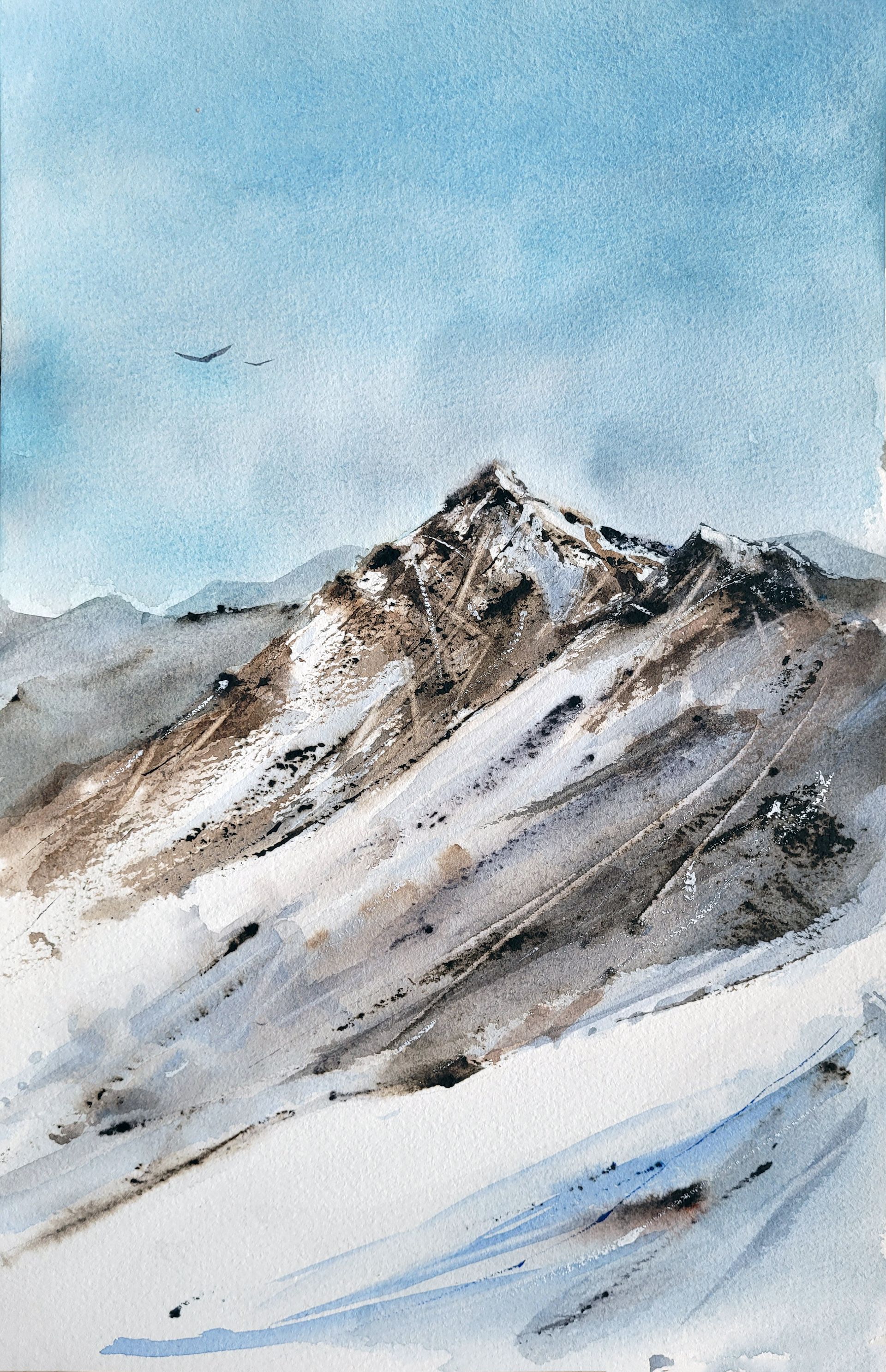 Светлана Юматова (Авторская графика - 
                  20 x 31 см) На высоте