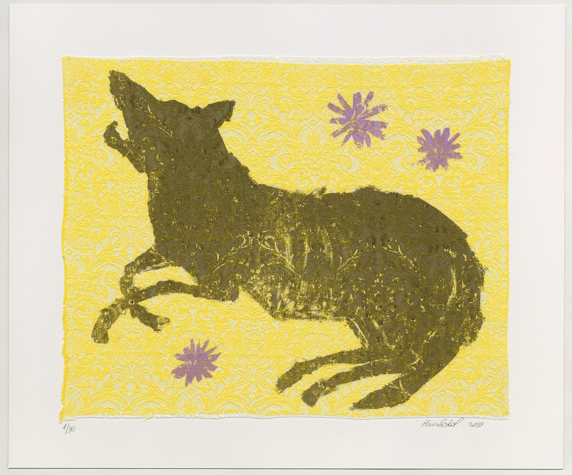 Хаим Сокол (Графика печатная - 
                  60 x 50 см) Собака