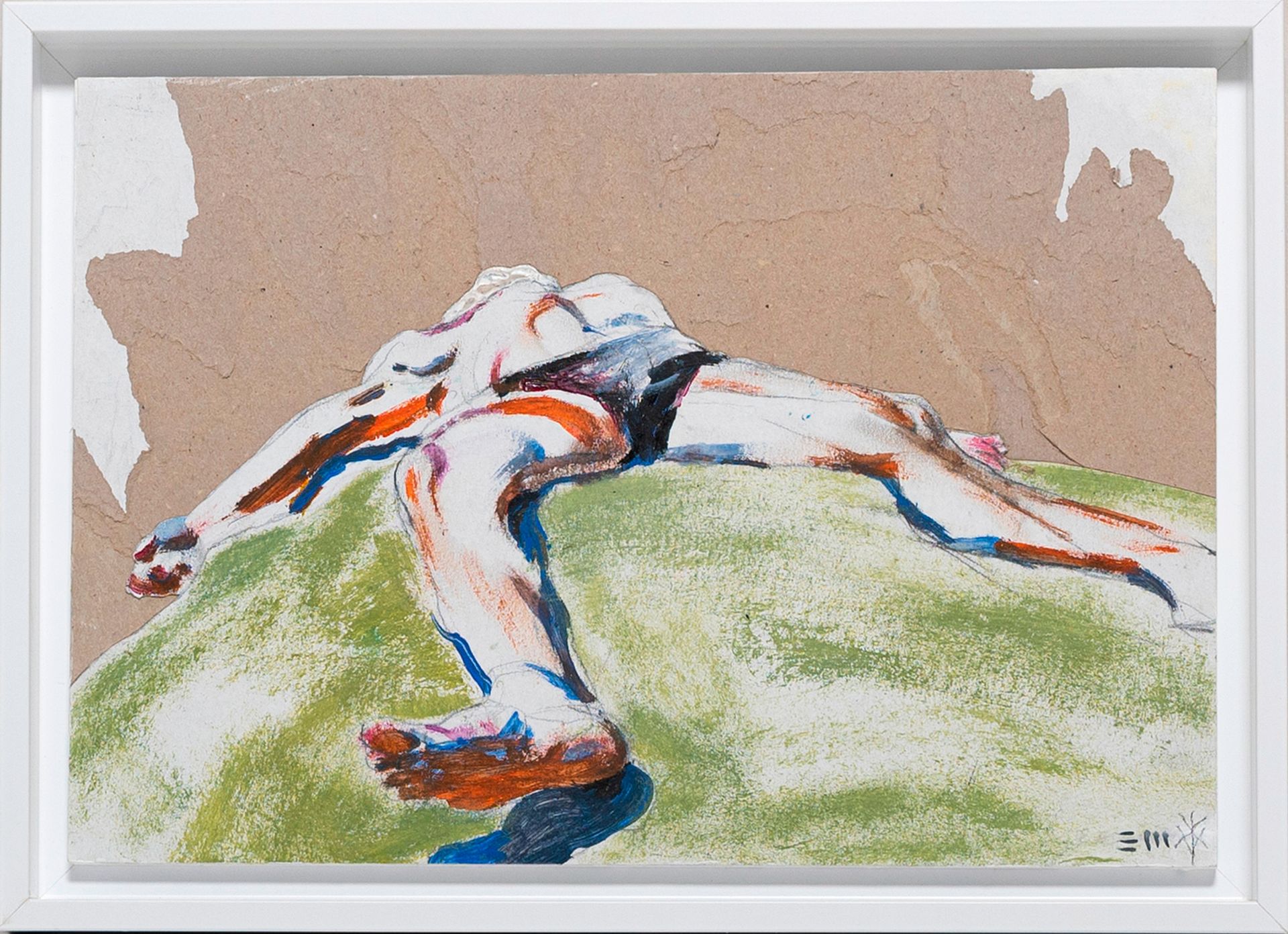 Егор Щаблыкин (Картина, живопись - 
                  34 x 23 см) Лежащий