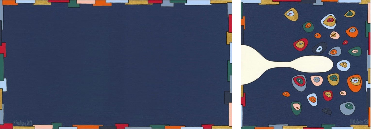 Мария Полушкина (Картина, живопись - 
                  140 x 50 см) Здоровый сон