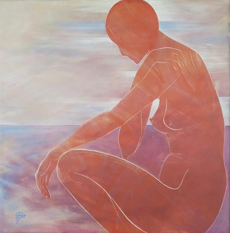 Татьяна Нега (Картина, живопись - 
                  100 x 100 см) Where is your body