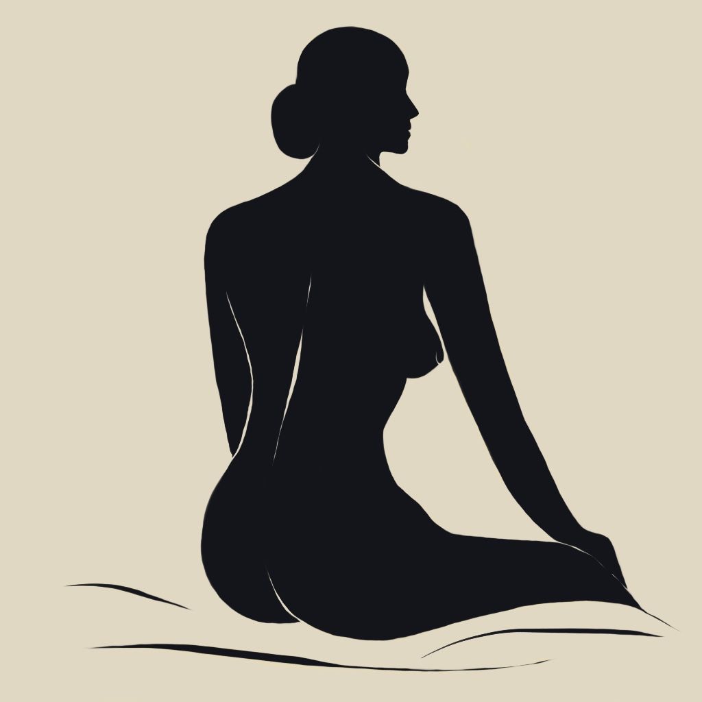 Нина Цориева (Картина, живопись - 
                  50 x 50 см) Nude