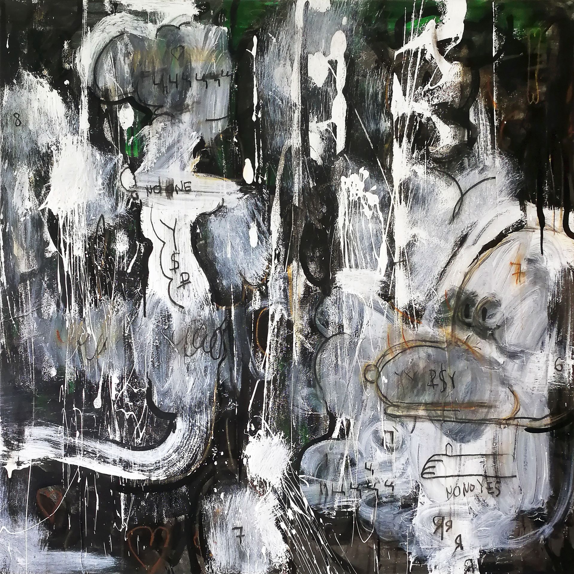 Ярослав Шеин (Картина, живопись - 
                  100 x 100 см) Replacing Famous Places