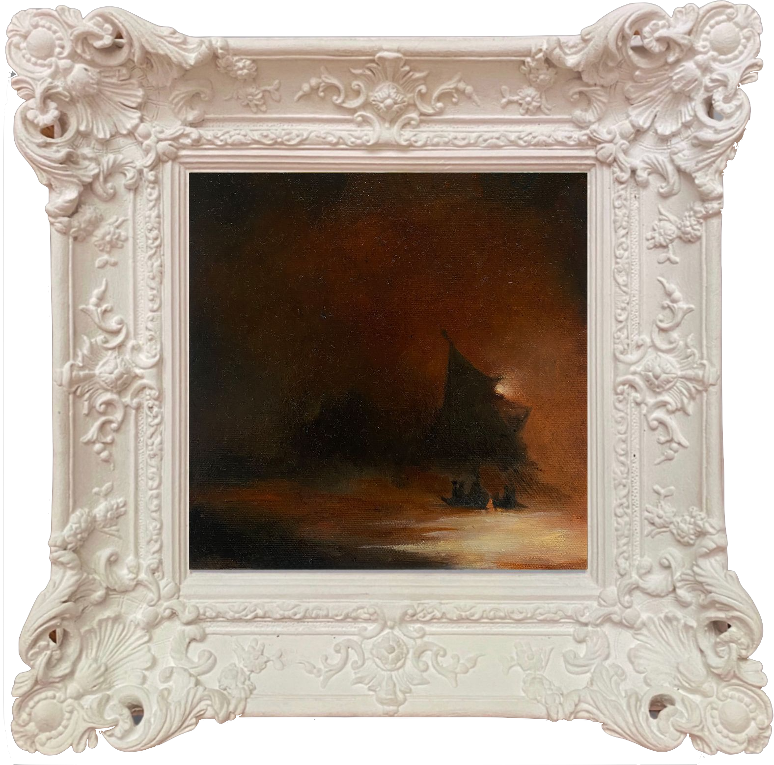 Елена Троянская (Картина, живопись - 
                  28 x 28 см) Гавань