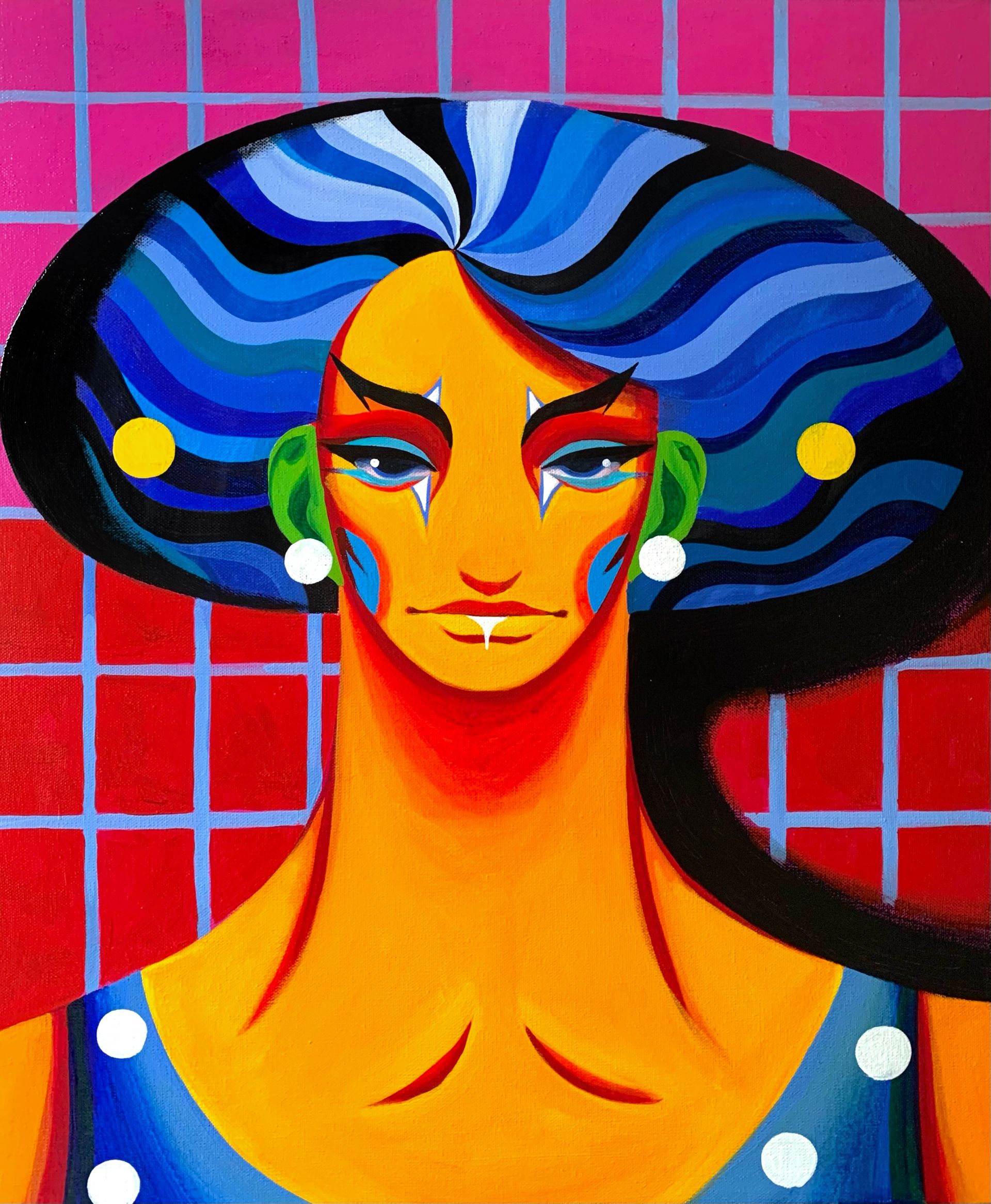 Дмитрий Филимонов (Картина, живопись - 
                  50 x 60 см) In the pool #3