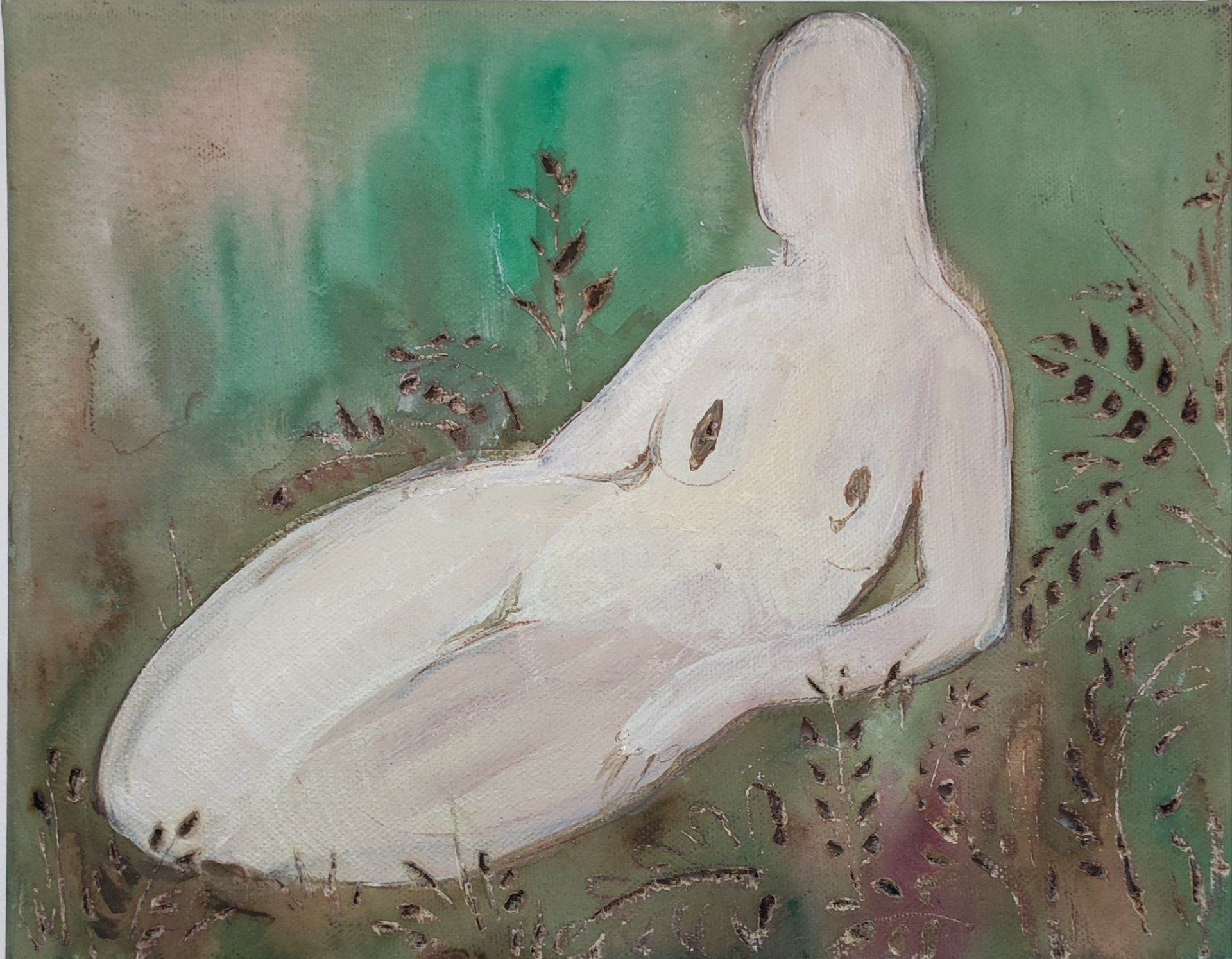 Елизавета Сазонова (Картина, живопись - 
                  30 x 20 см) Лоно природы