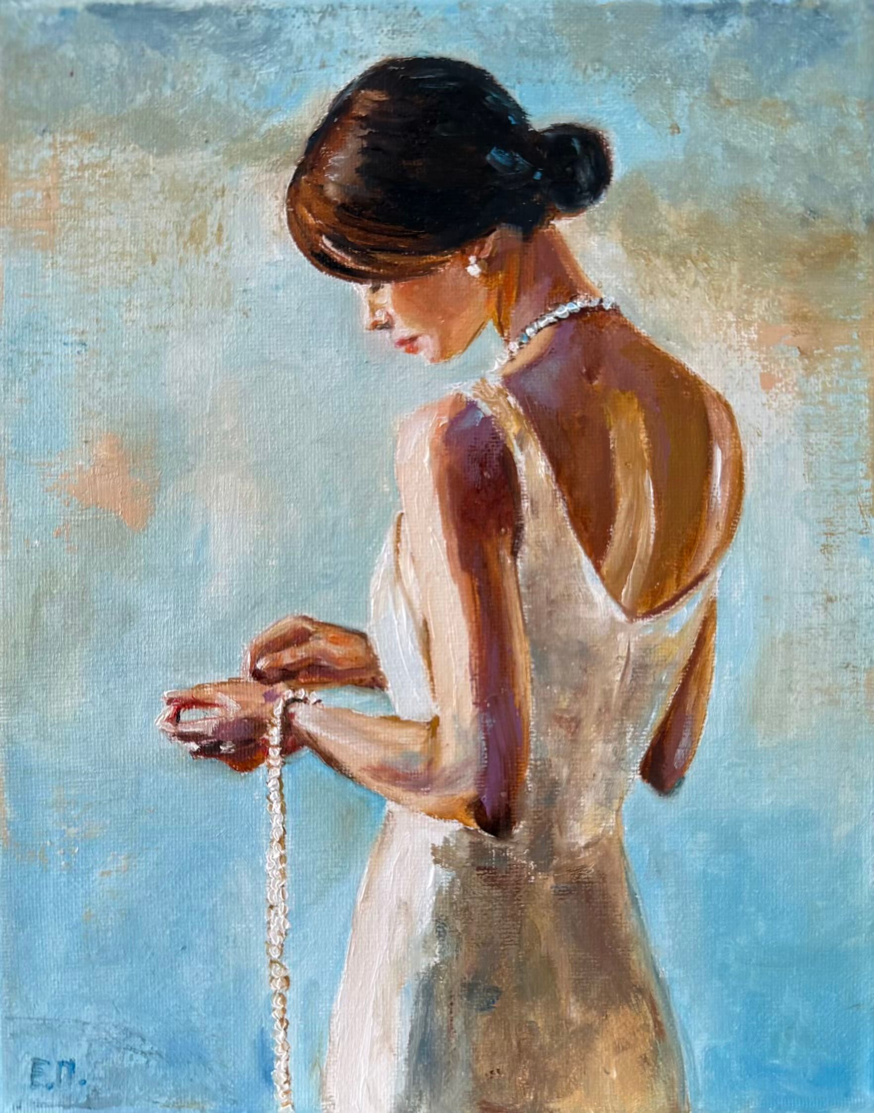 Елена Полищук (Картина, живопись - 
                  20 x 25 см) Перед тишиной